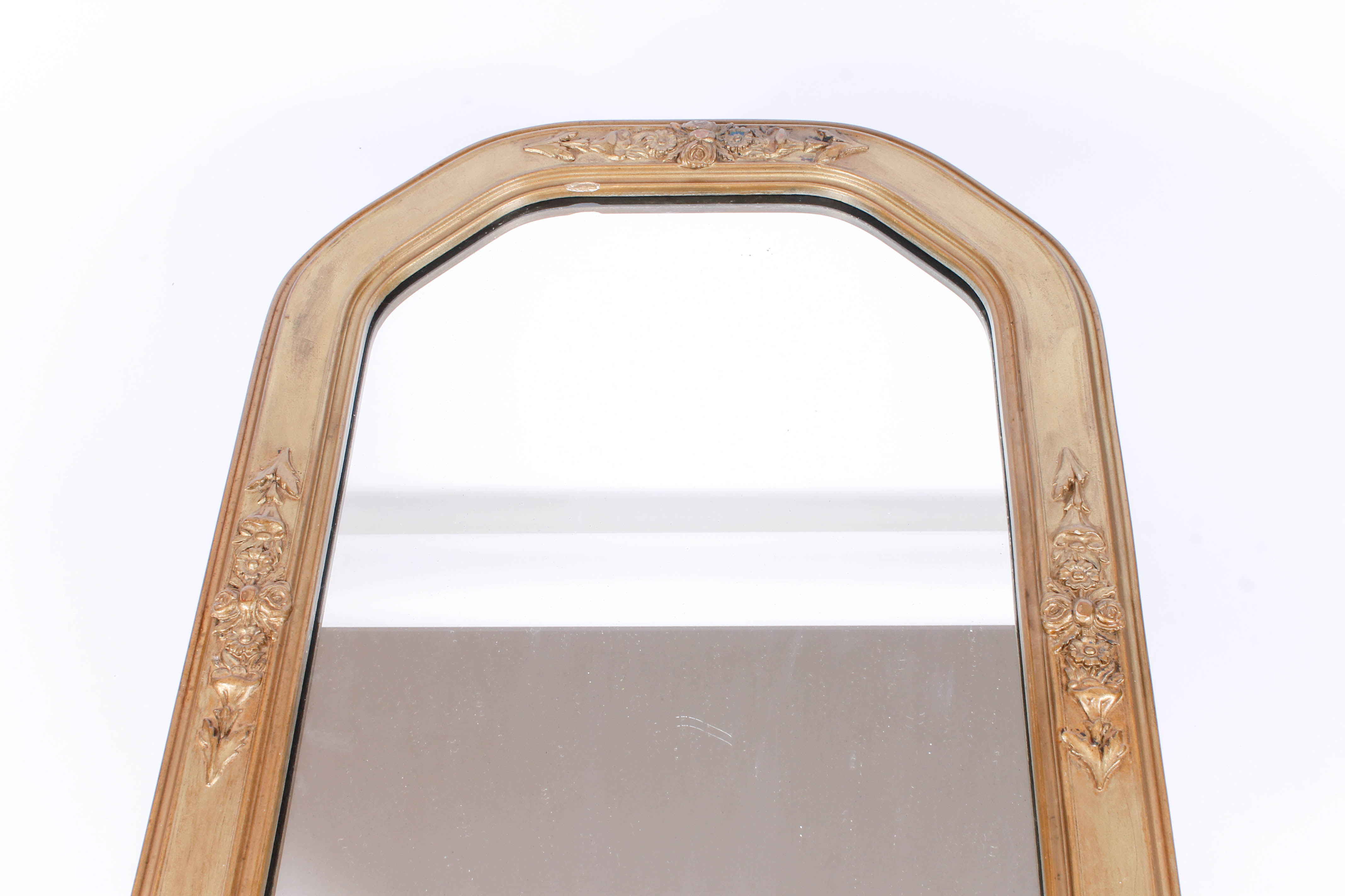 Gold Toned Hanging Mirror