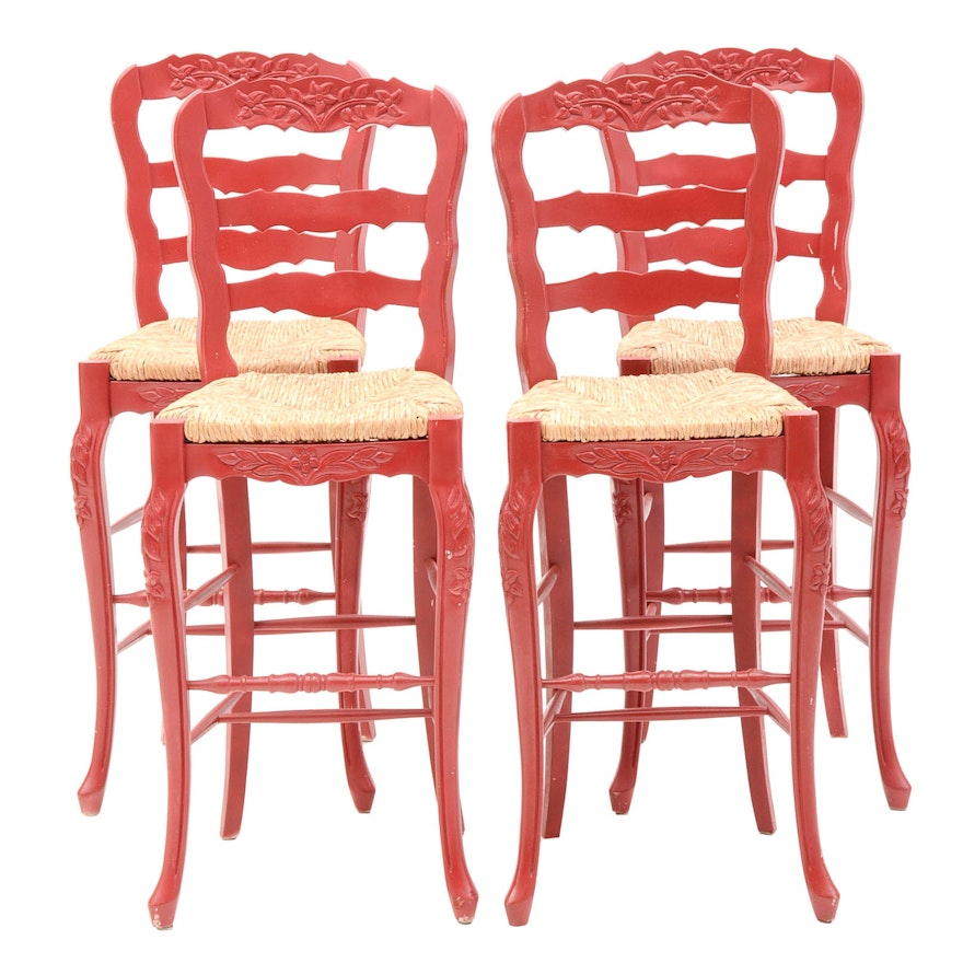 Set of Four Bar Stools