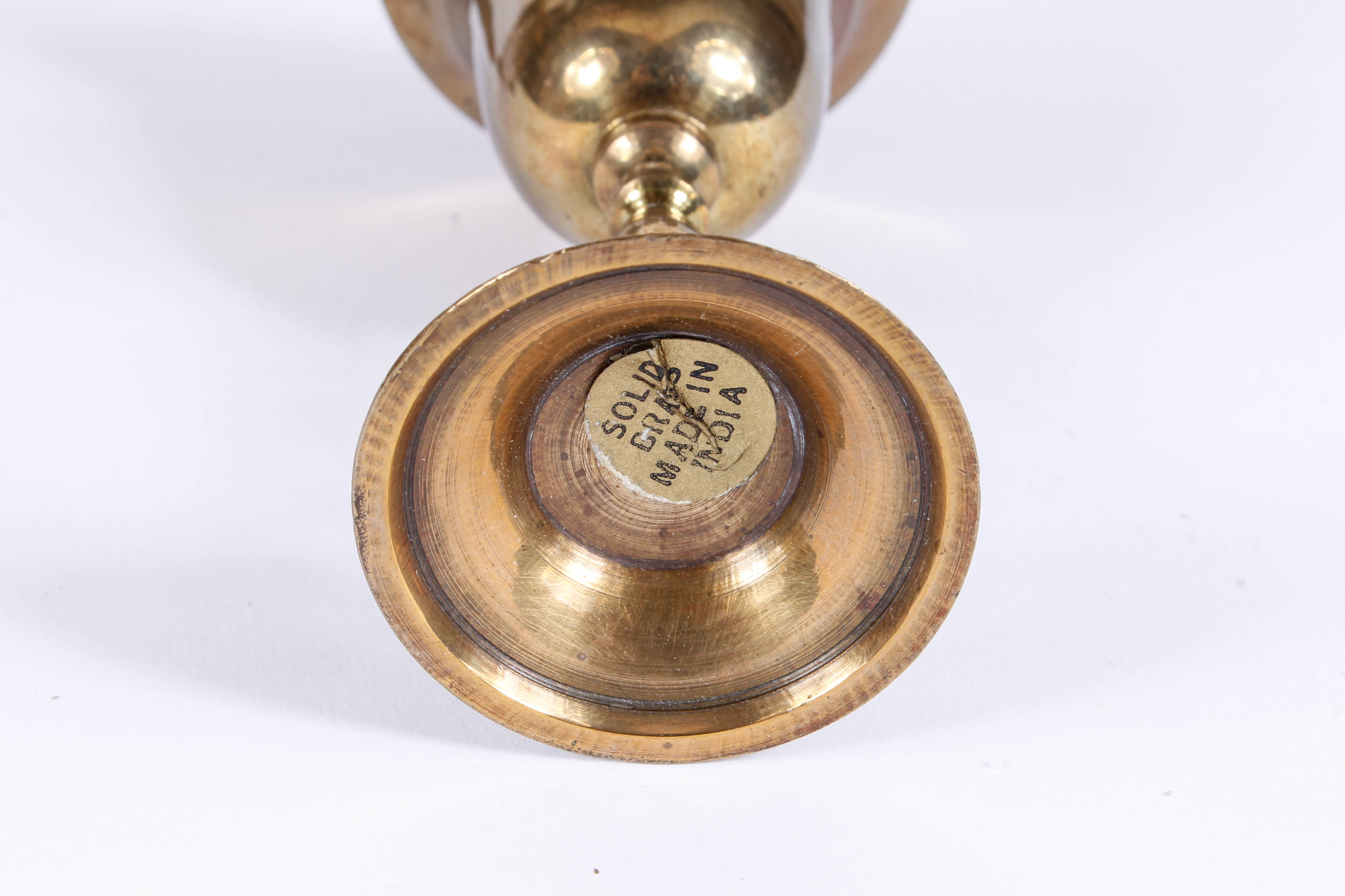 Vintage Brass and Glass Barware