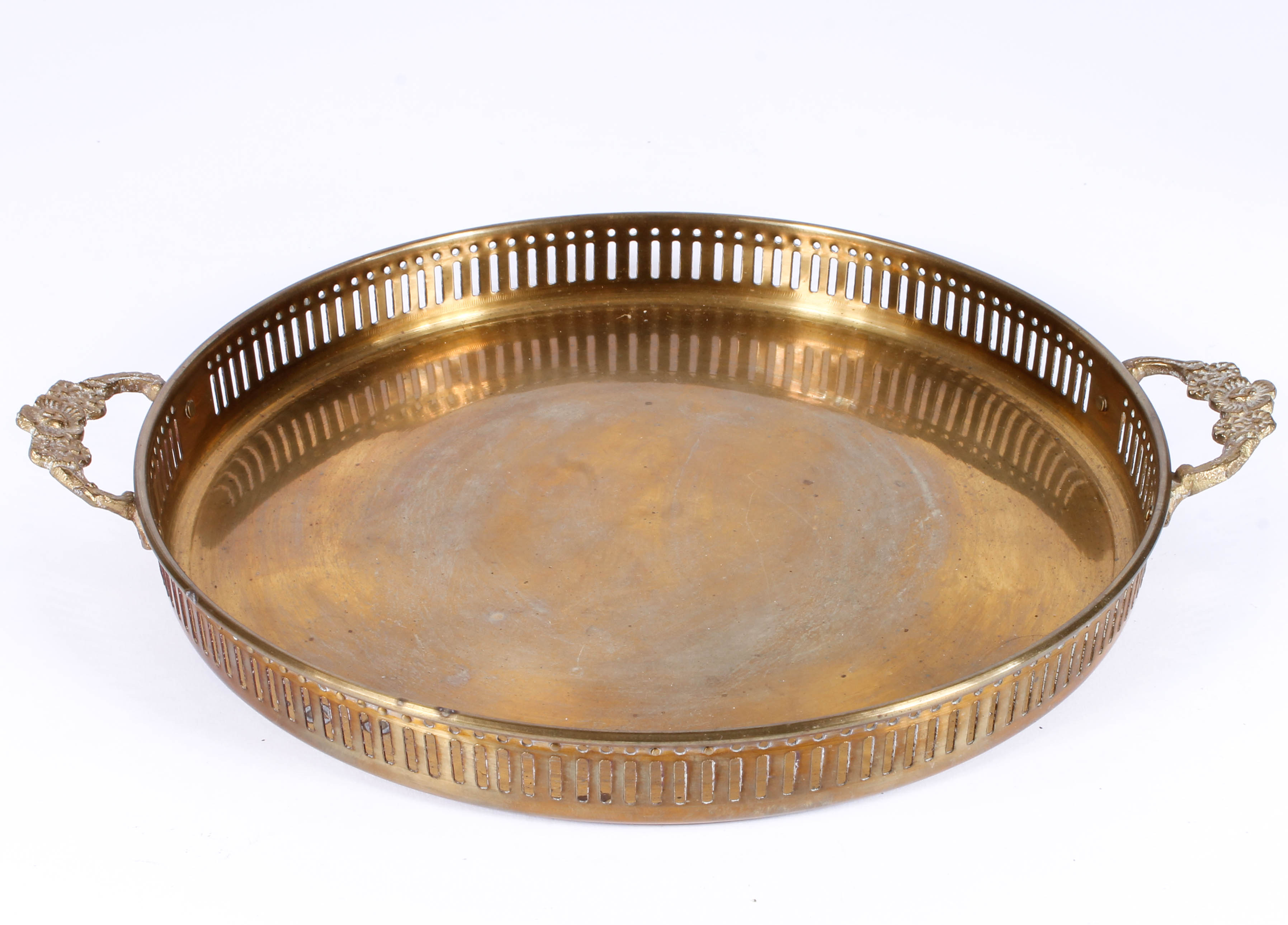 Vintage Brass and Glass Barware