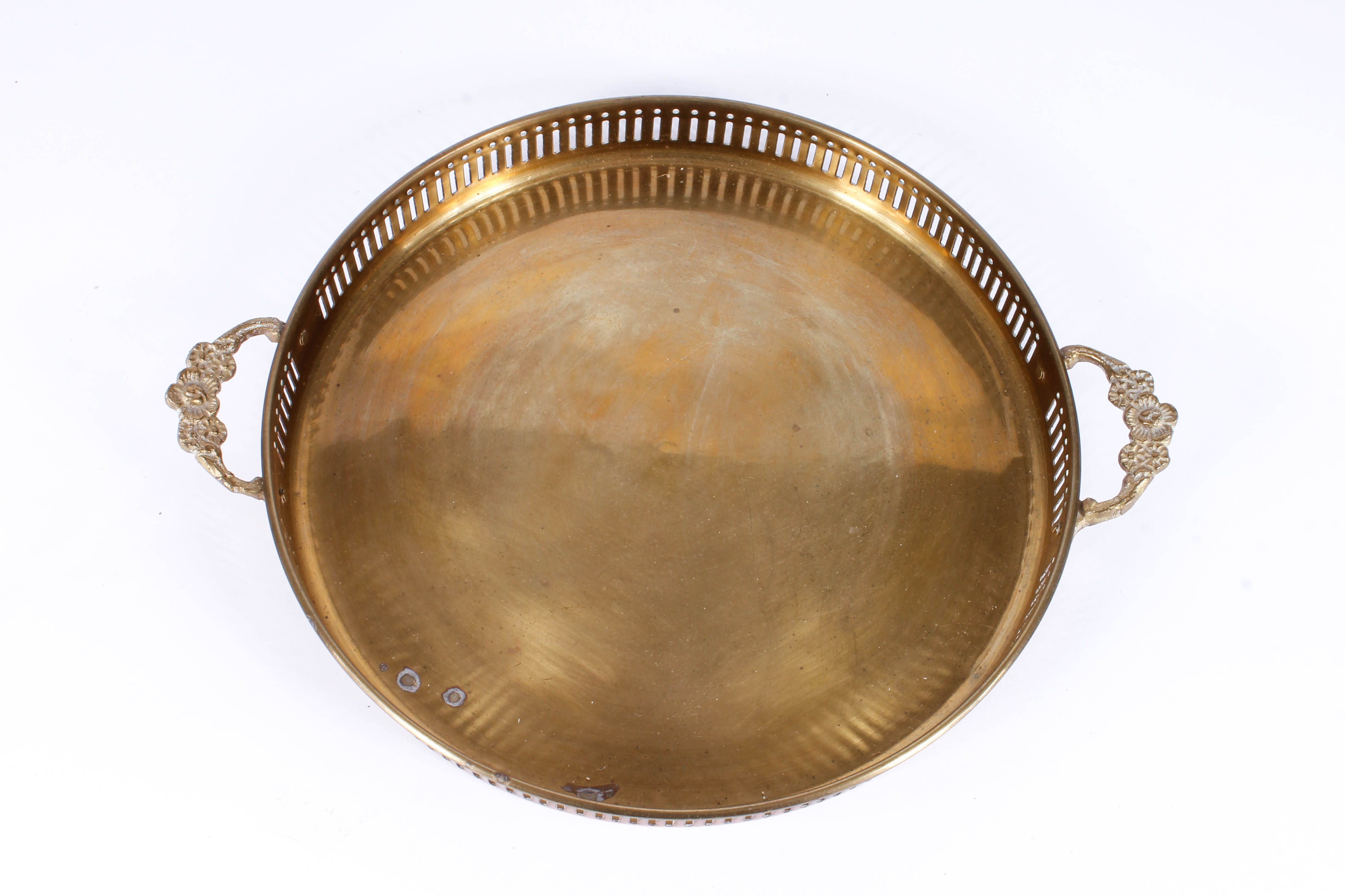 Vintage Brass and Glass Barware