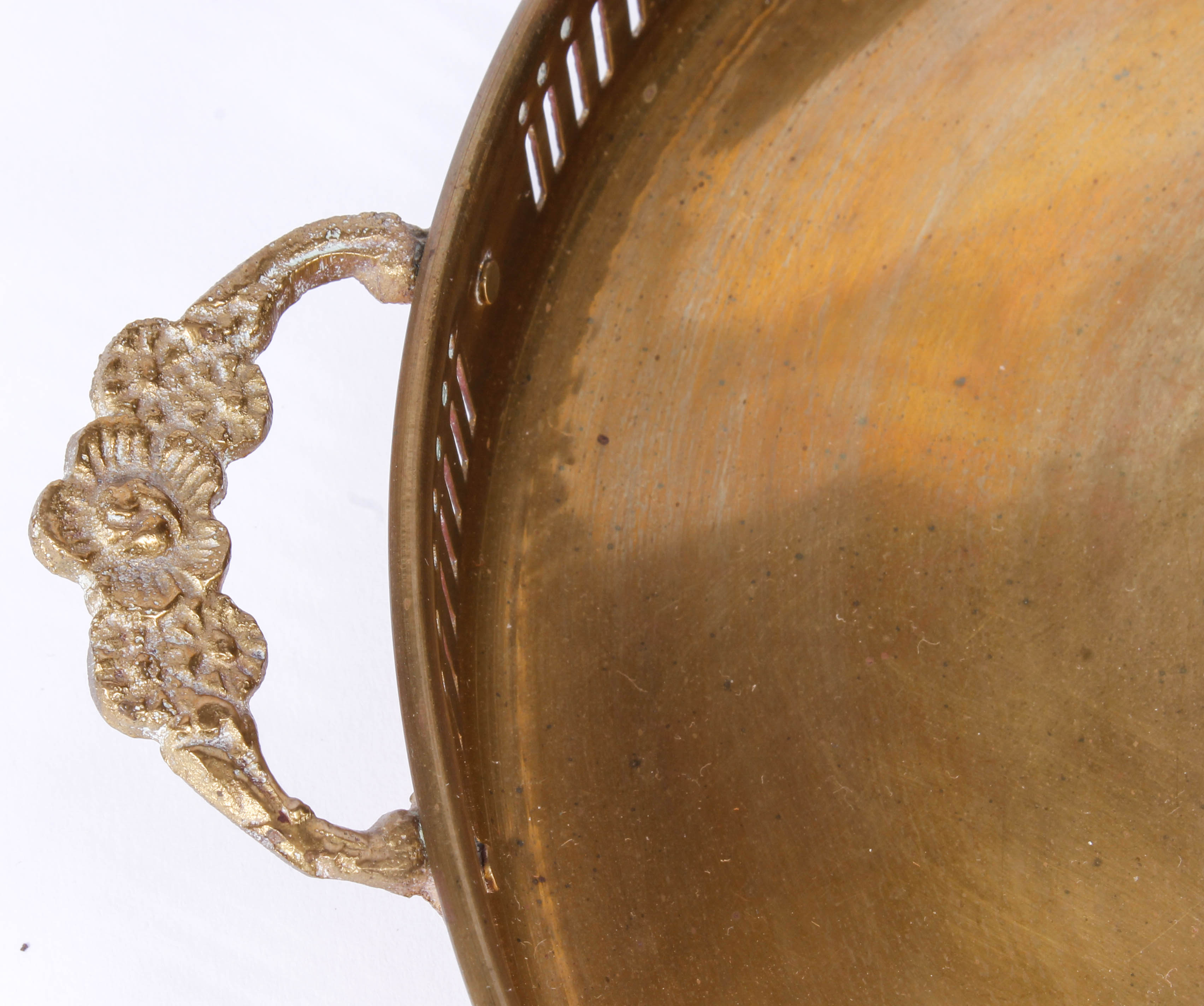 Vintage Brass and Glass Barware