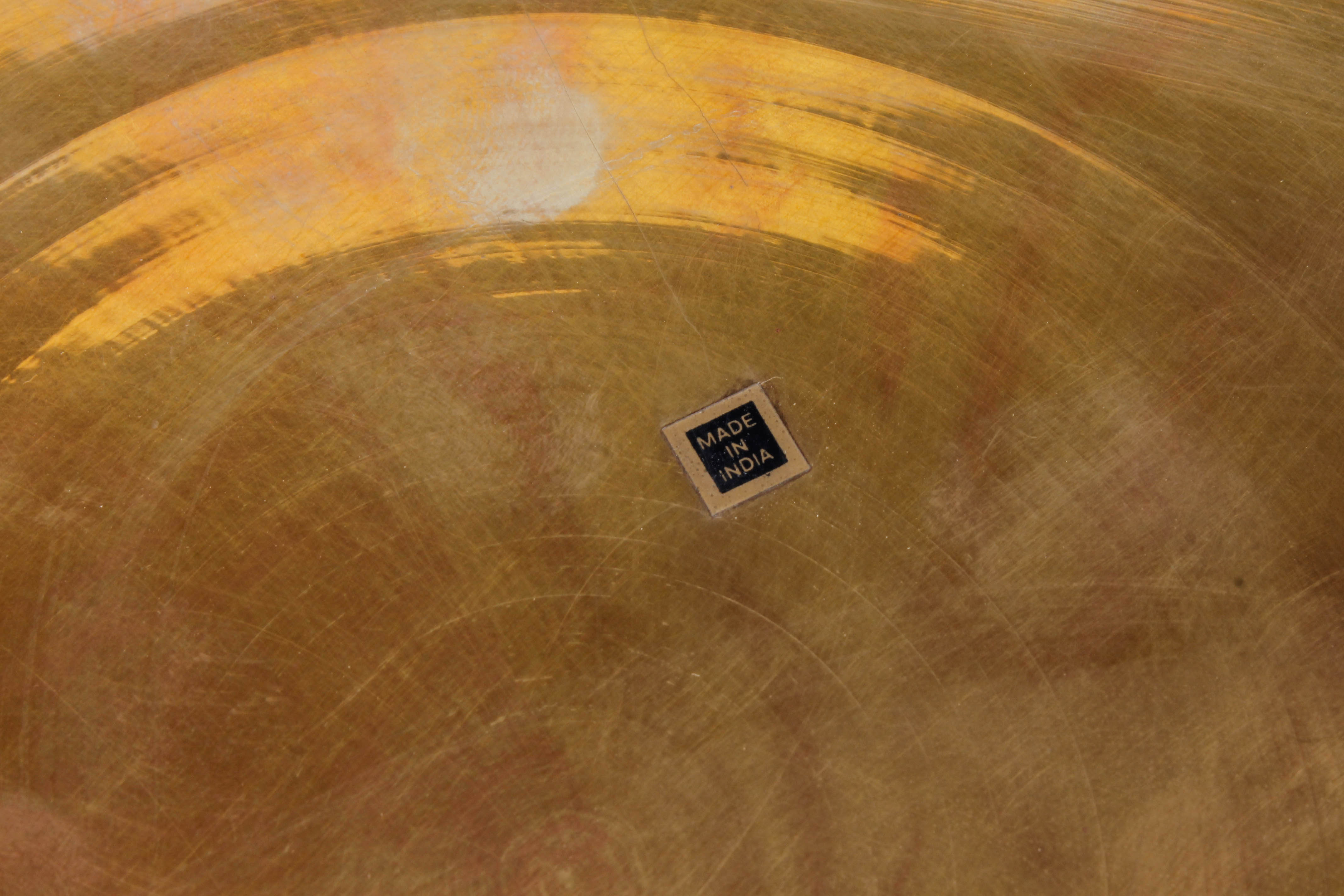 Vintage Brass and Glass Barware