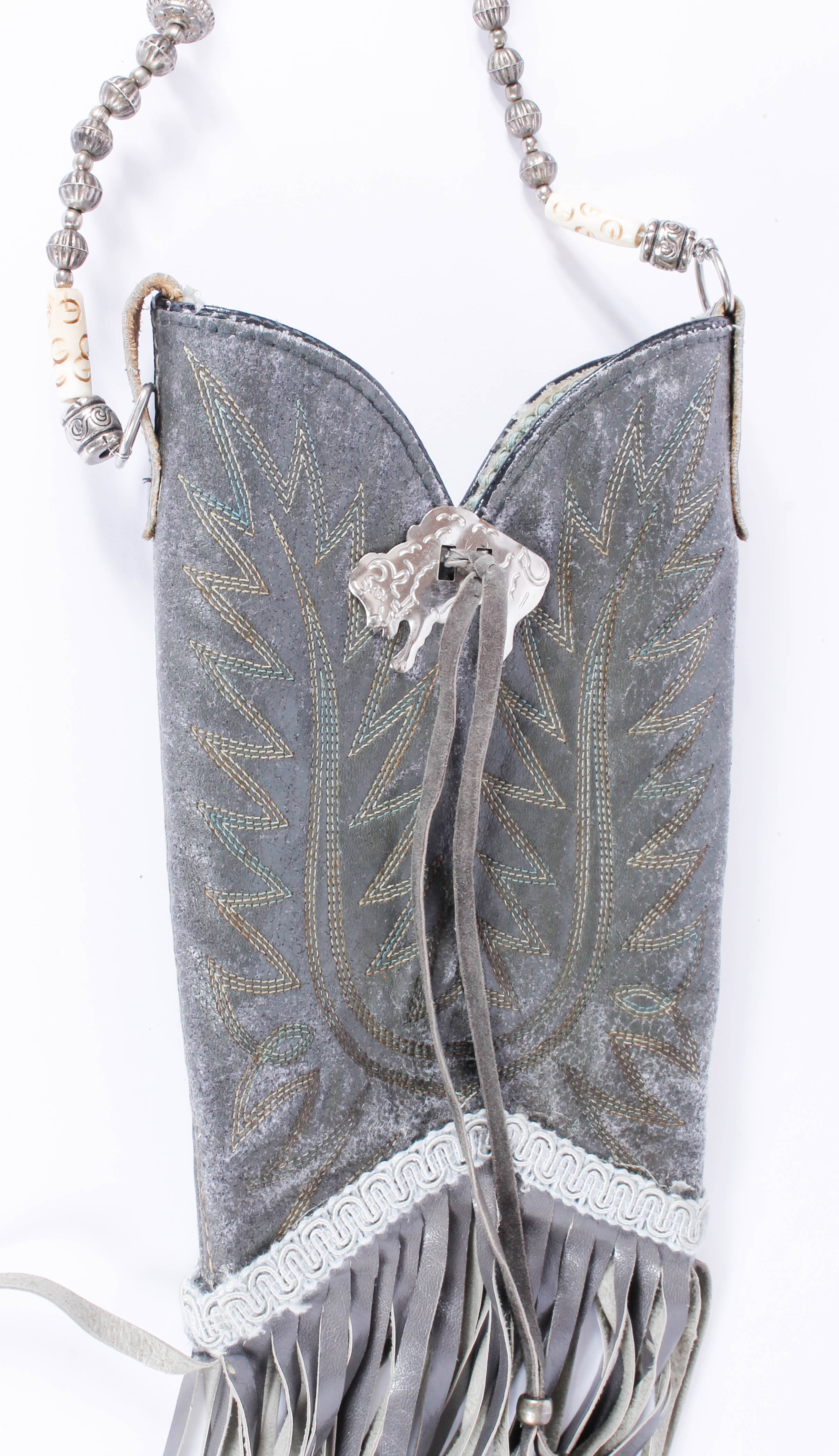 Jo Leone Designs of Colorado Handmade Western Style Boot Leather Shoulder Bags