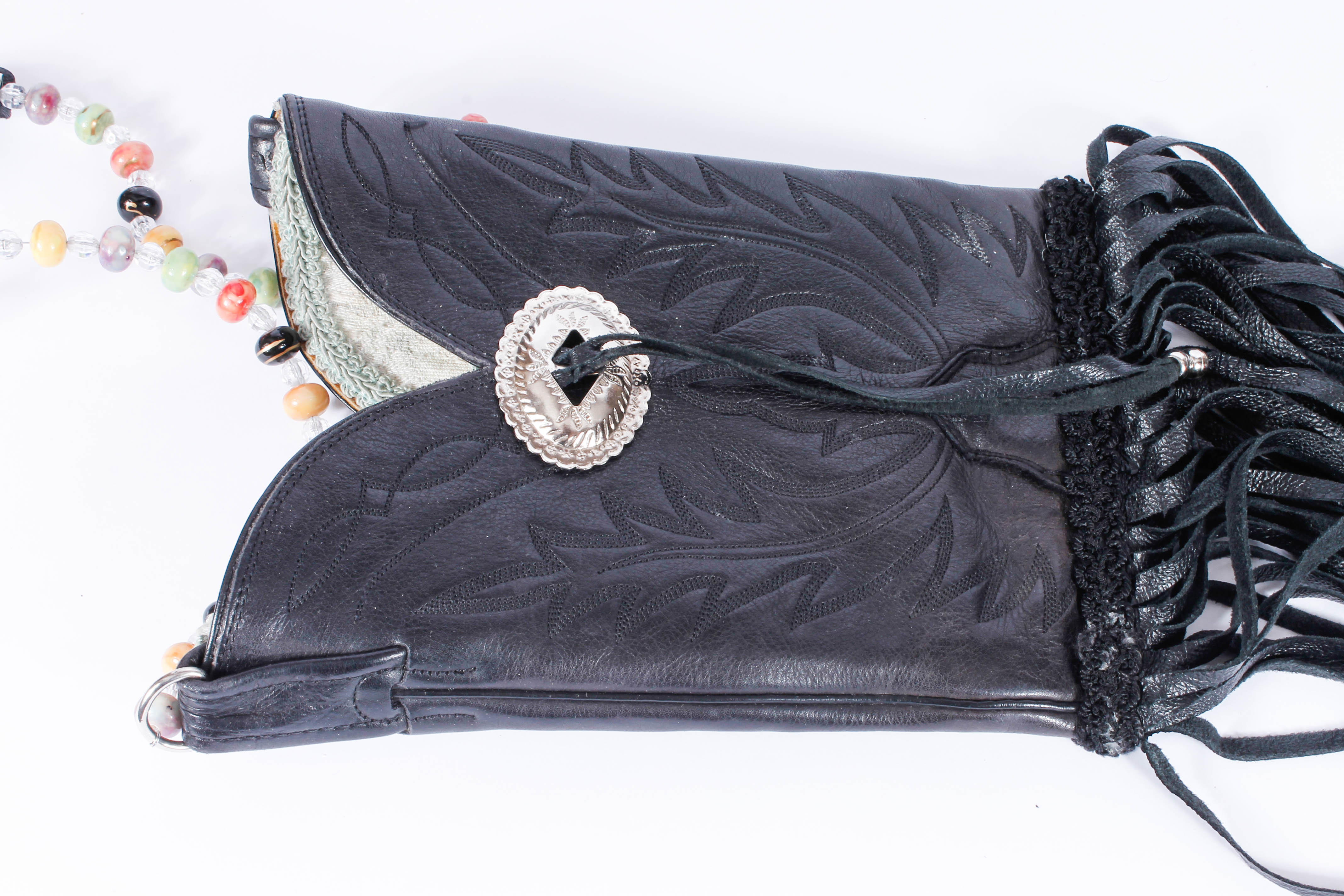 Jo Leone Designs of Colorado Handmade Western Style Boot Leather Shoulder Bags