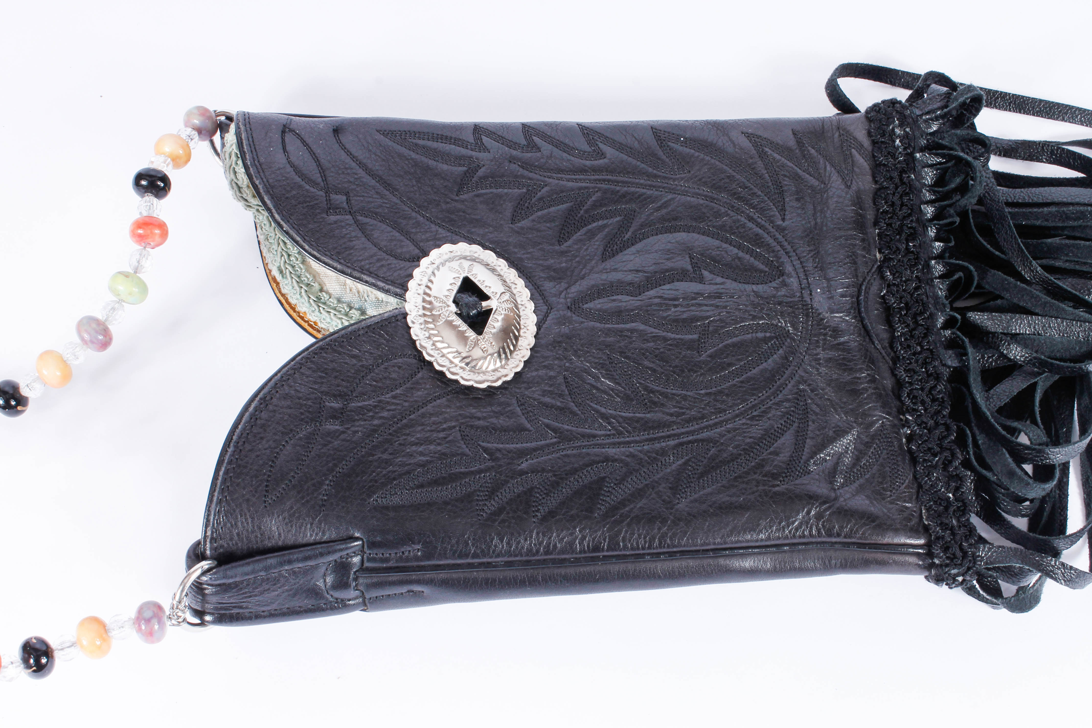 Jo Leone Designs of Colorado Handmade Western Style Boot Leather Shoulder Bags