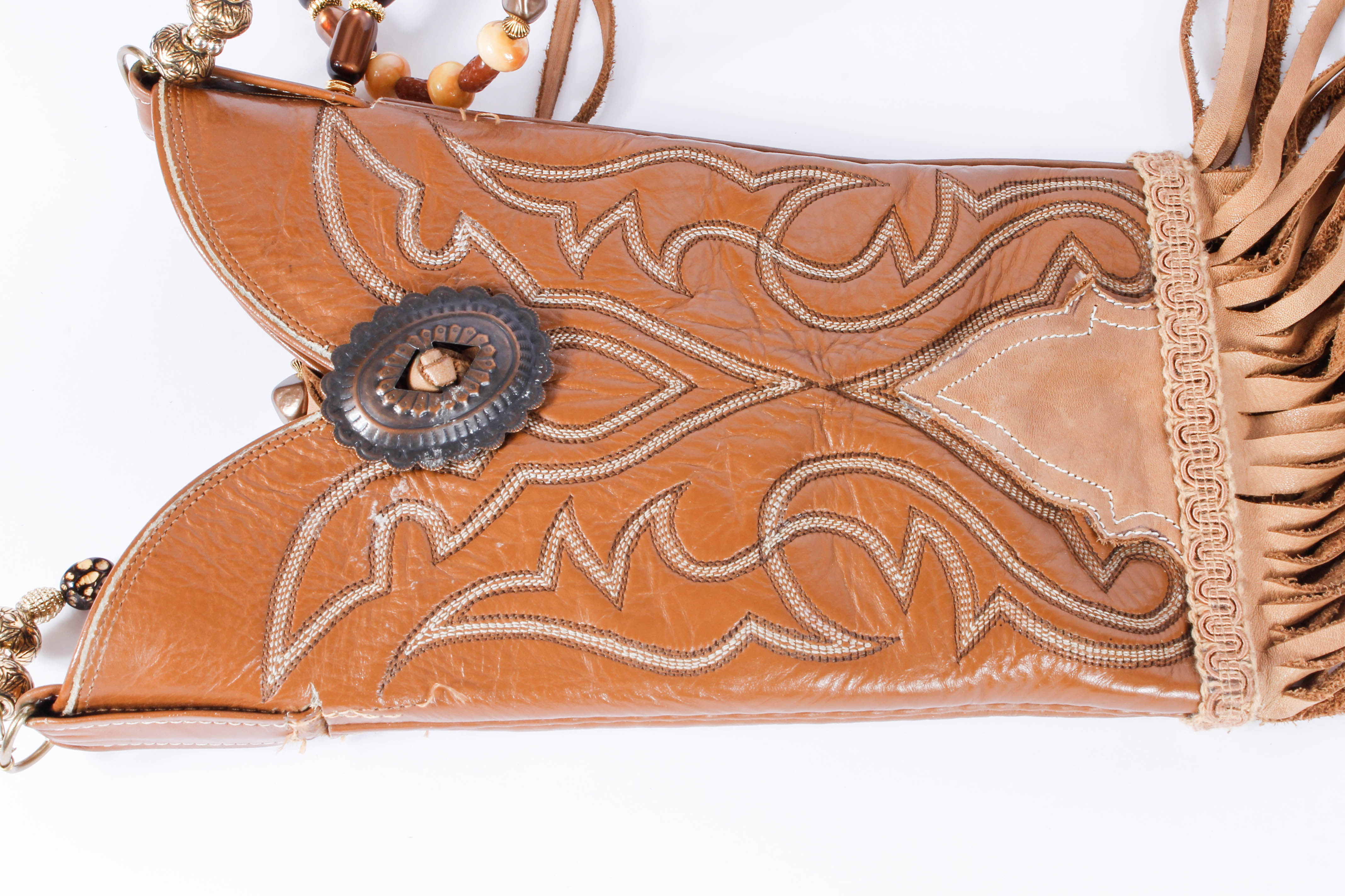 Jo Leone Designs of Colorado Handmade Western Style Boot Leather Shoulder Bags