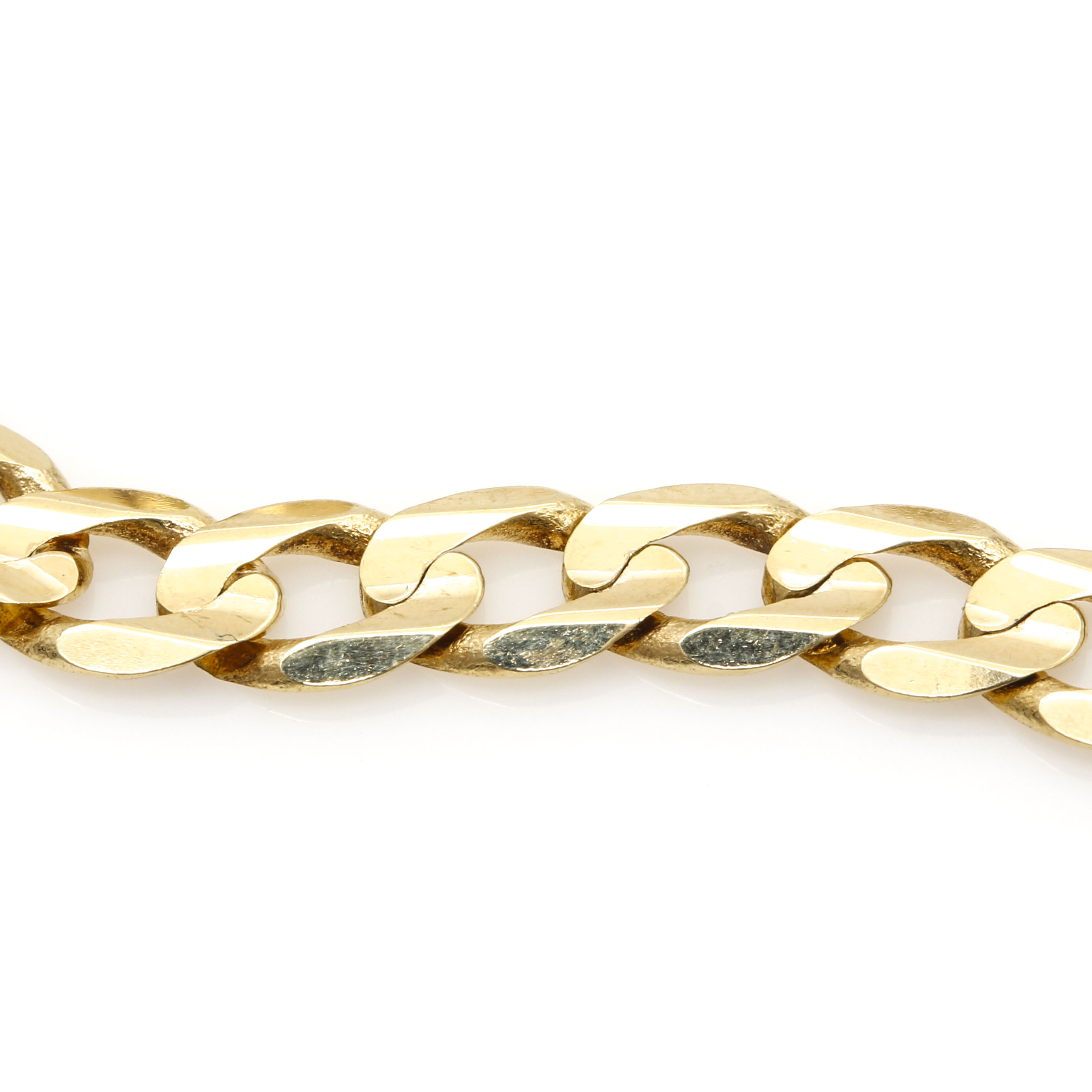 14K Yellow Gold Curb Chain Bracelet
