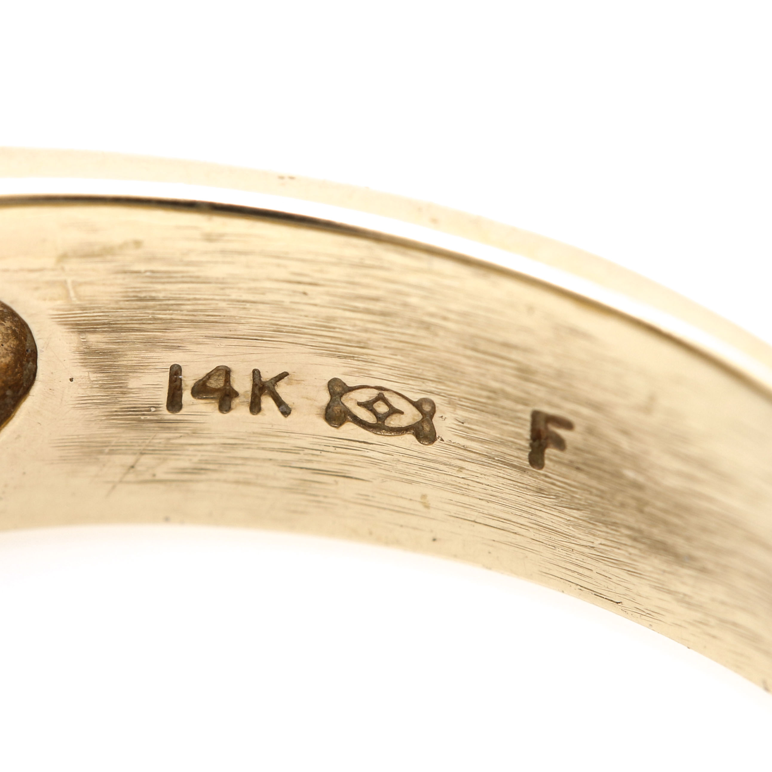 14K Two Tone Gold Diamond Ring