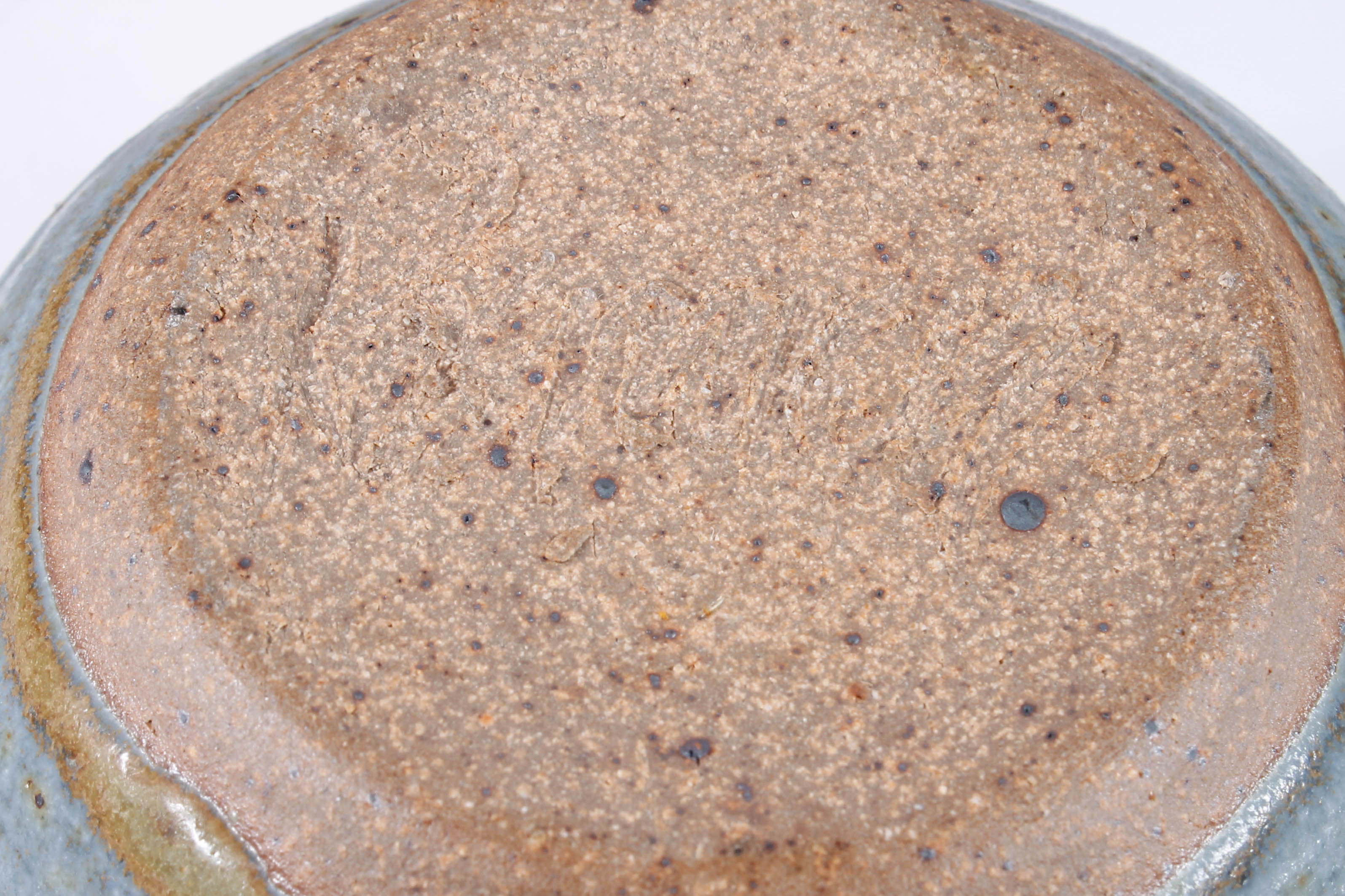 Generous Assortment of Speckled Blue Stoneware