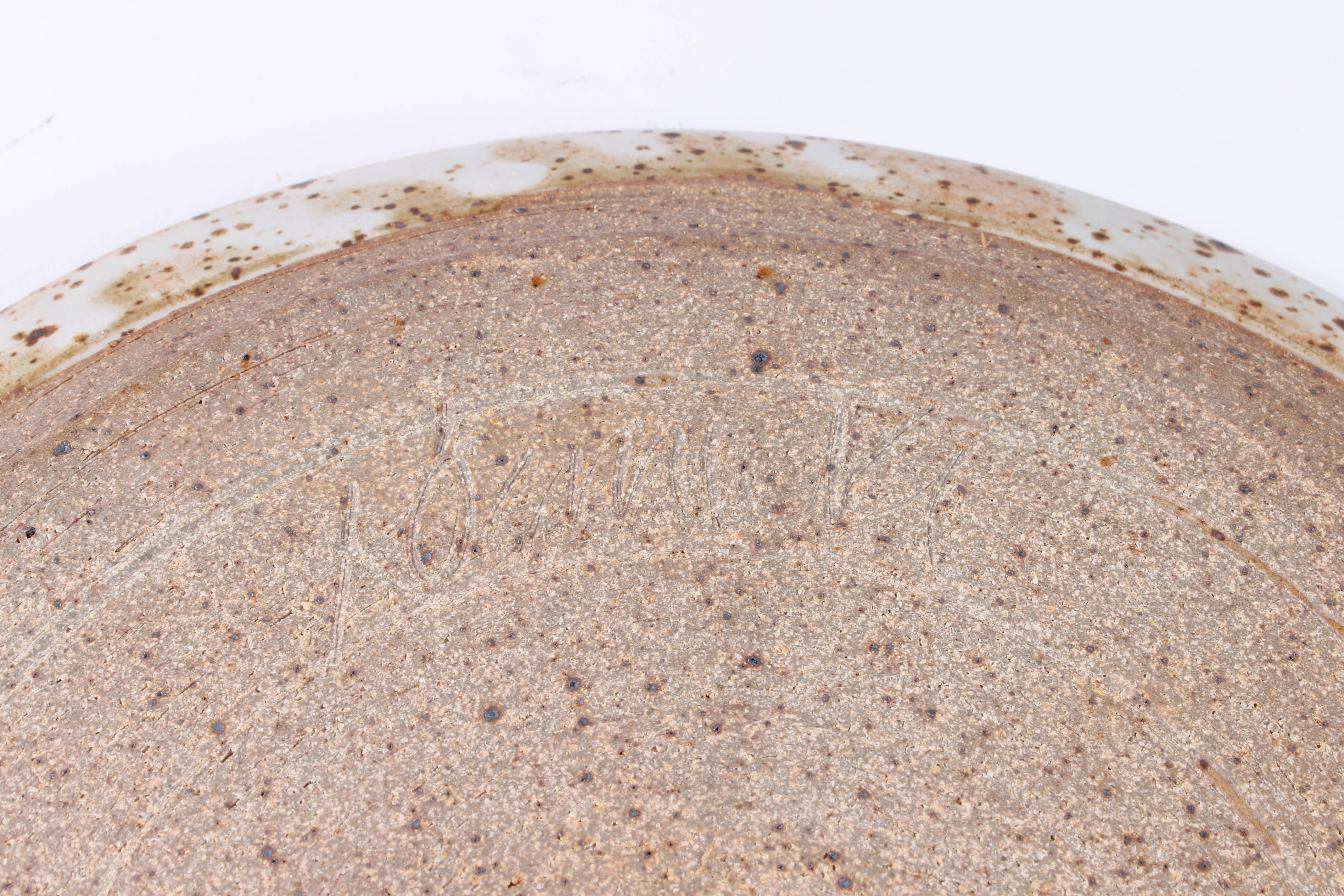 Generous Assortment of Speckled Blue Stoneware