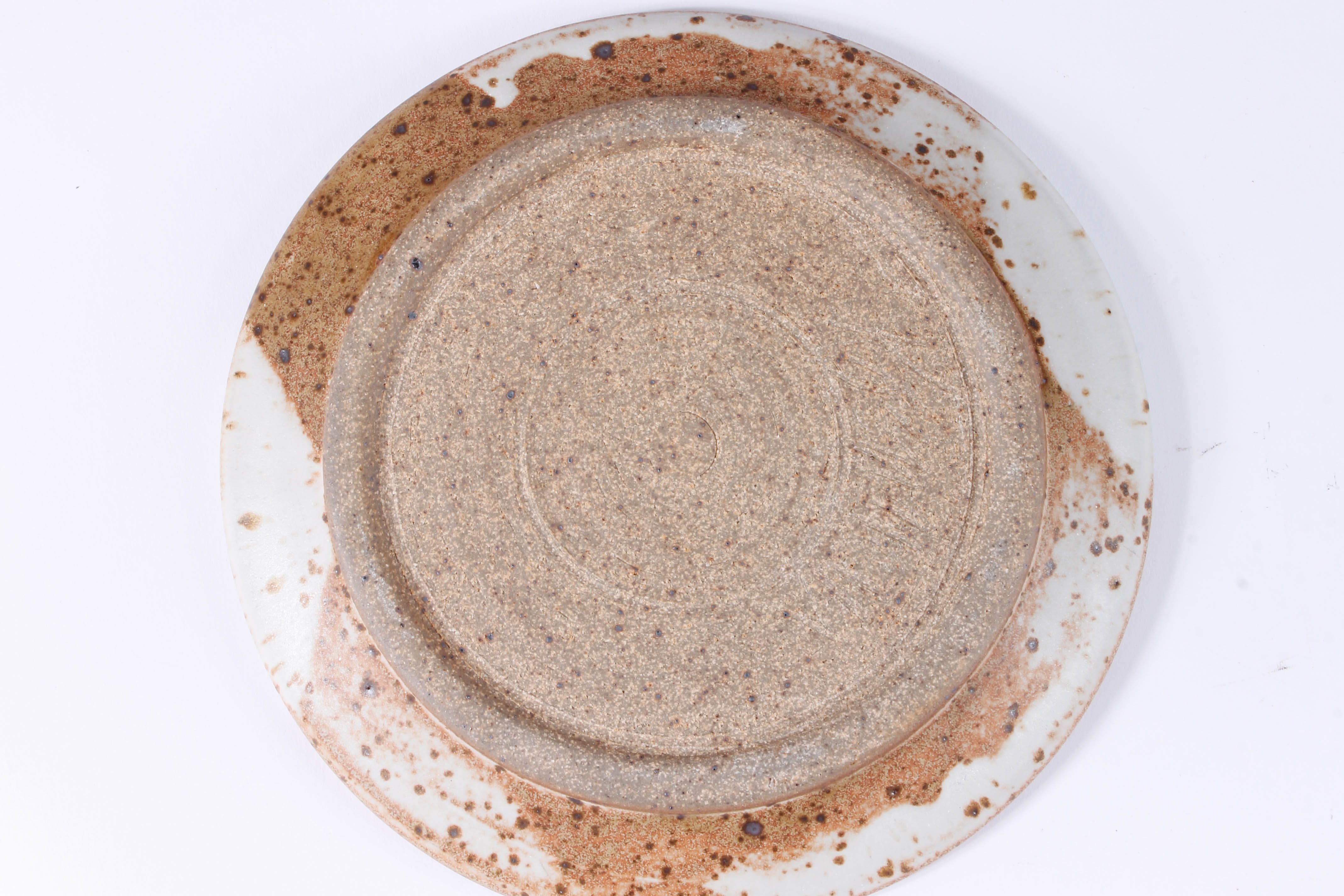 Generous Assortment of Speckled Blue Stoneware