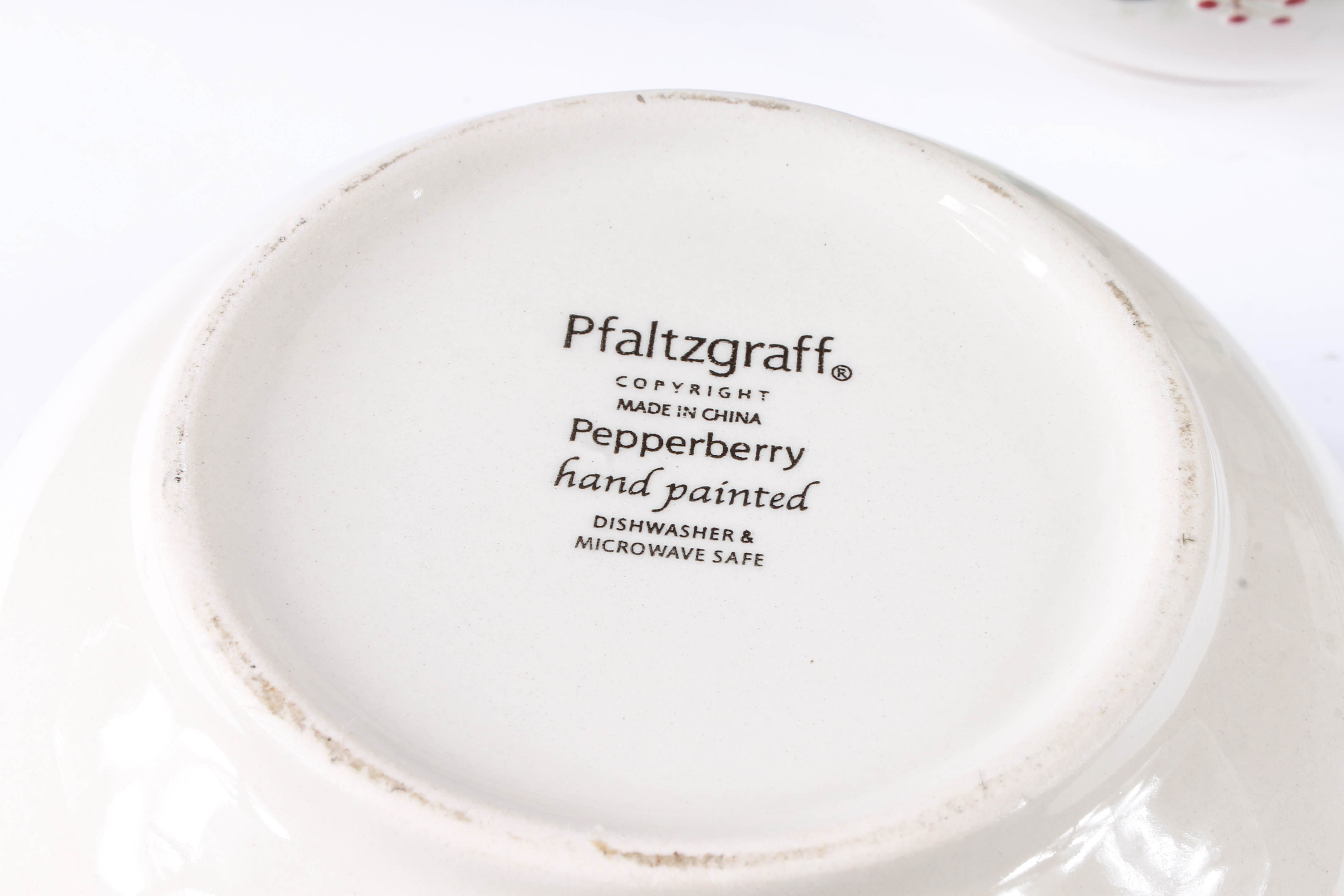 Assortment of Christmas Tableware