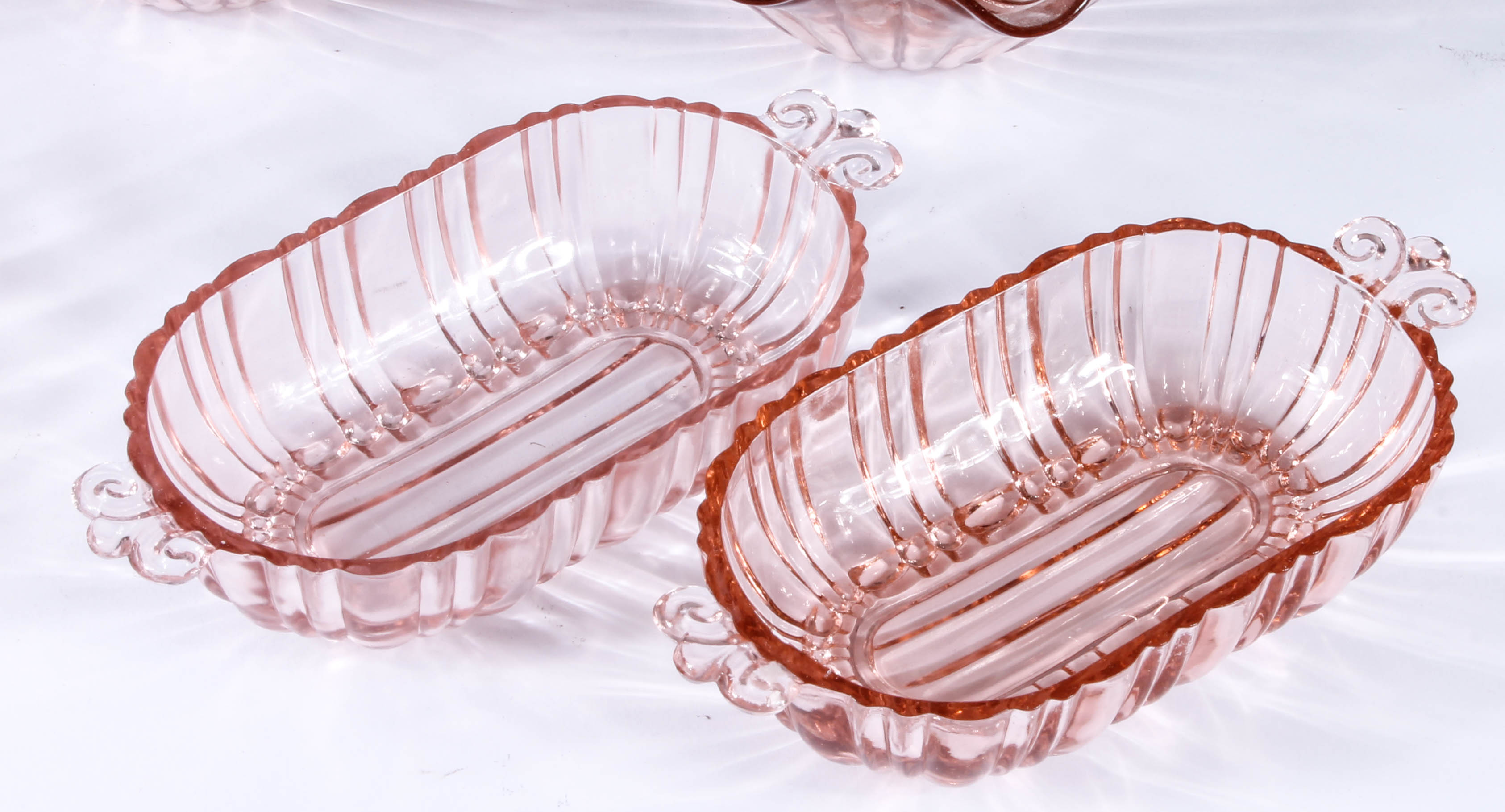 Decorative Pink Glass Assortment