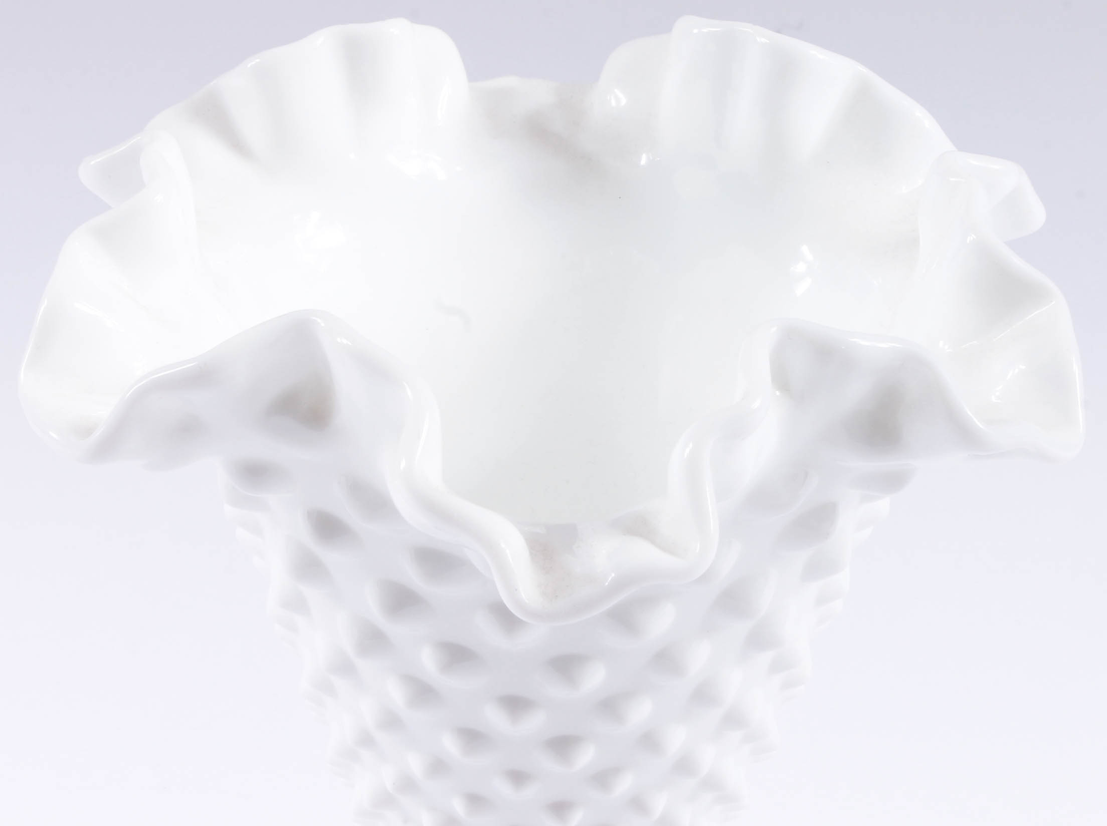 Hobnail Milk Glass Decor