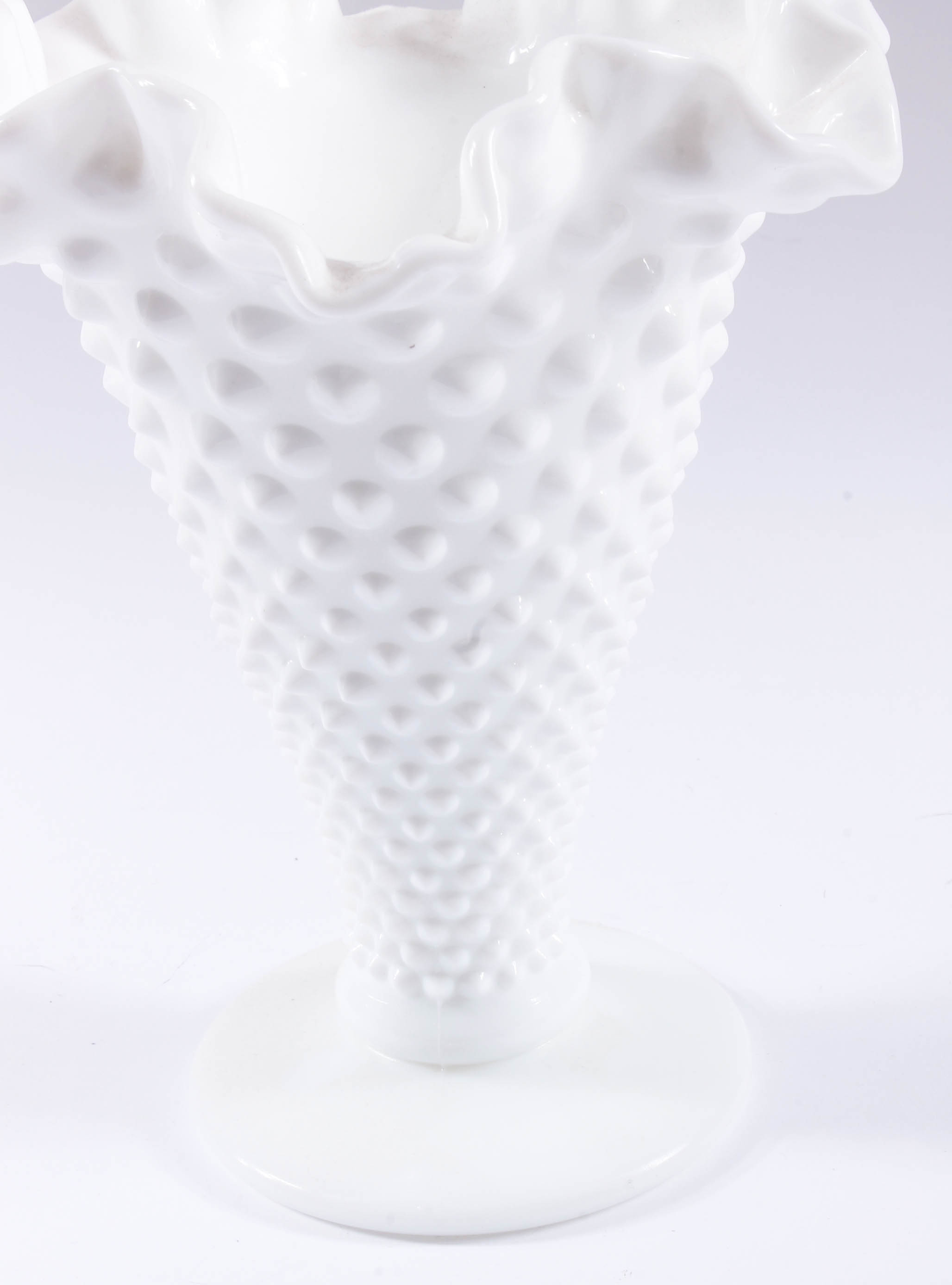 Hobnail Milk Glass Decor