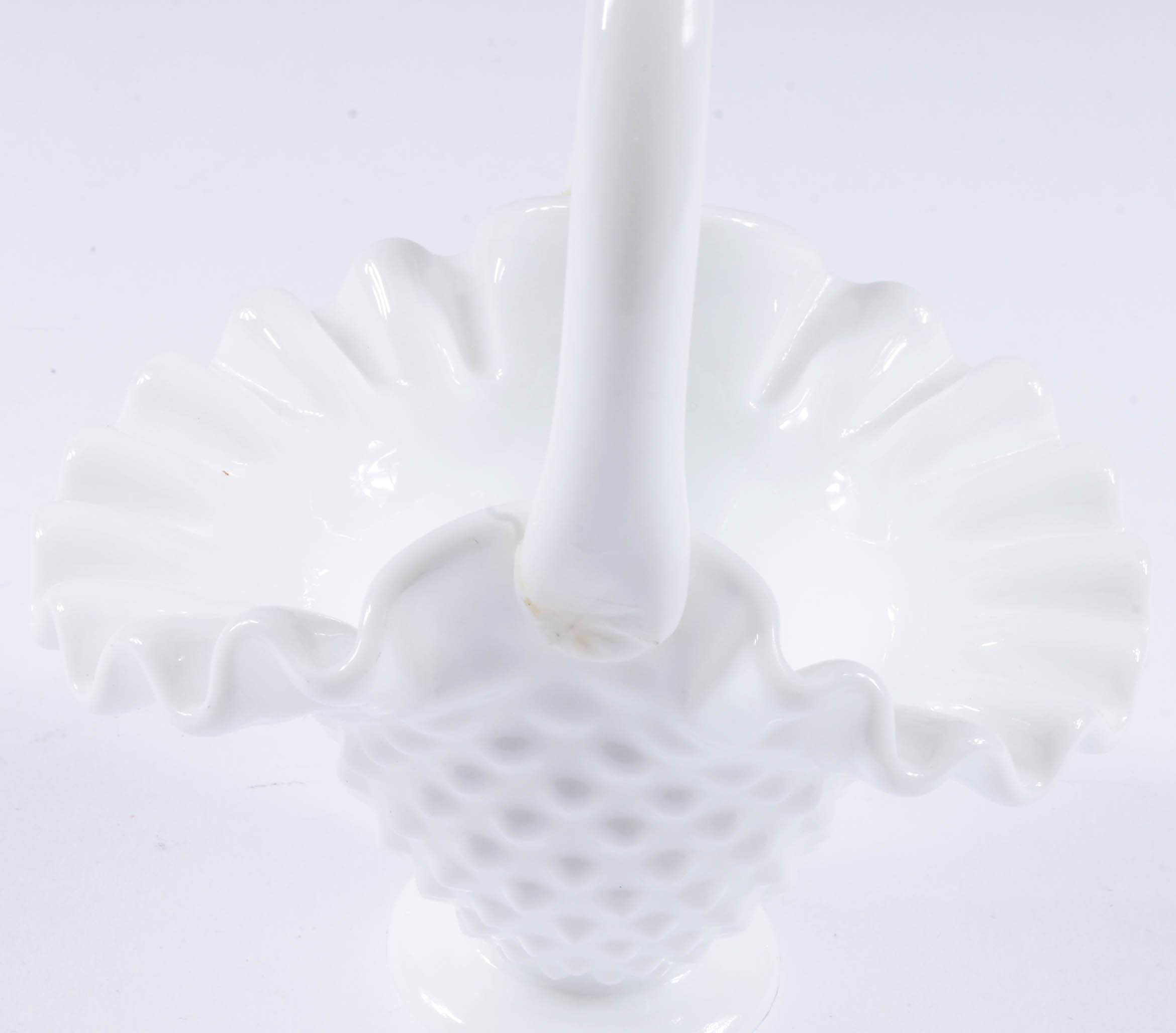 Hobnail Milk Glass Decor