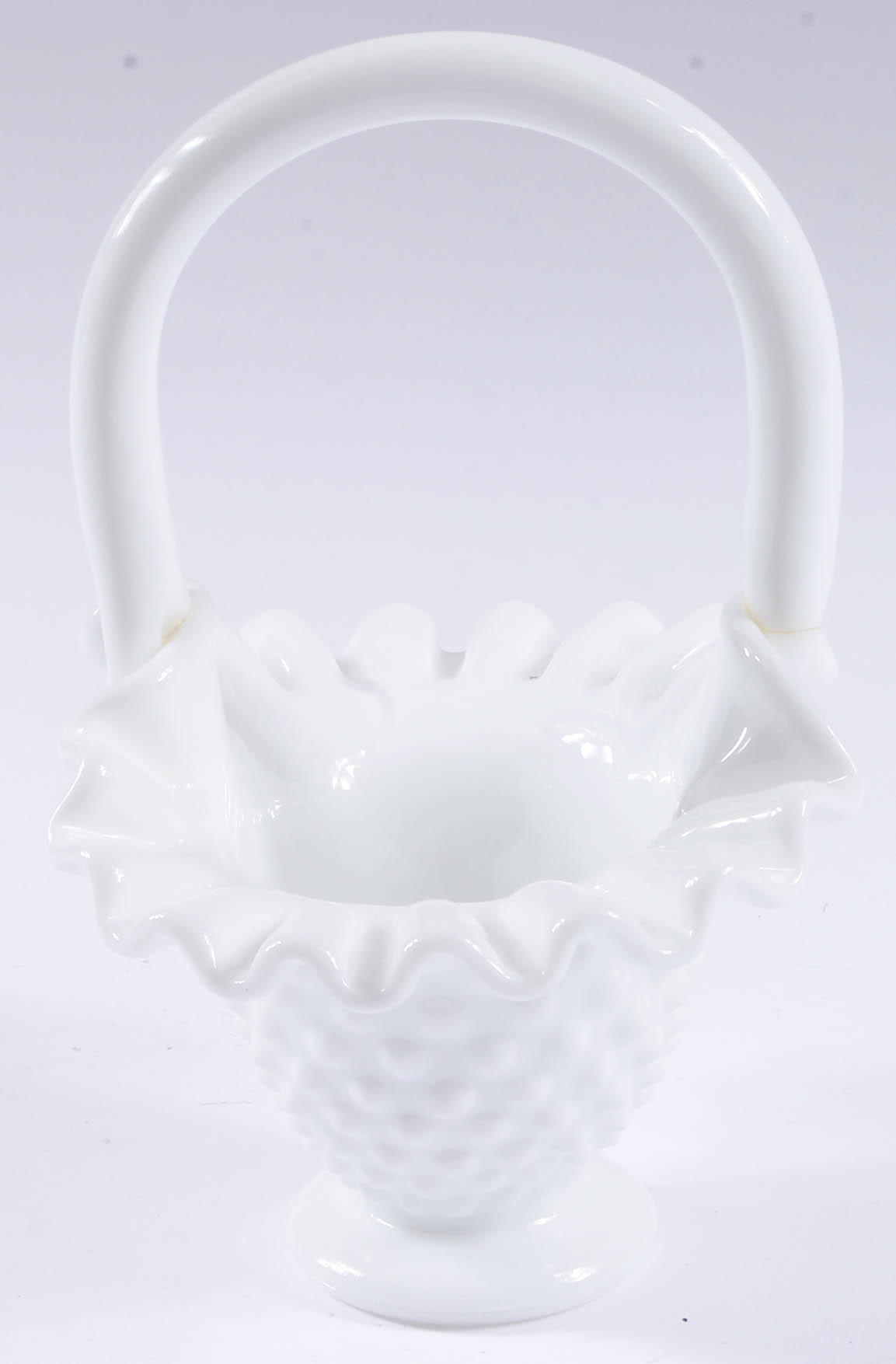 Hobnail Milk Glass Decor