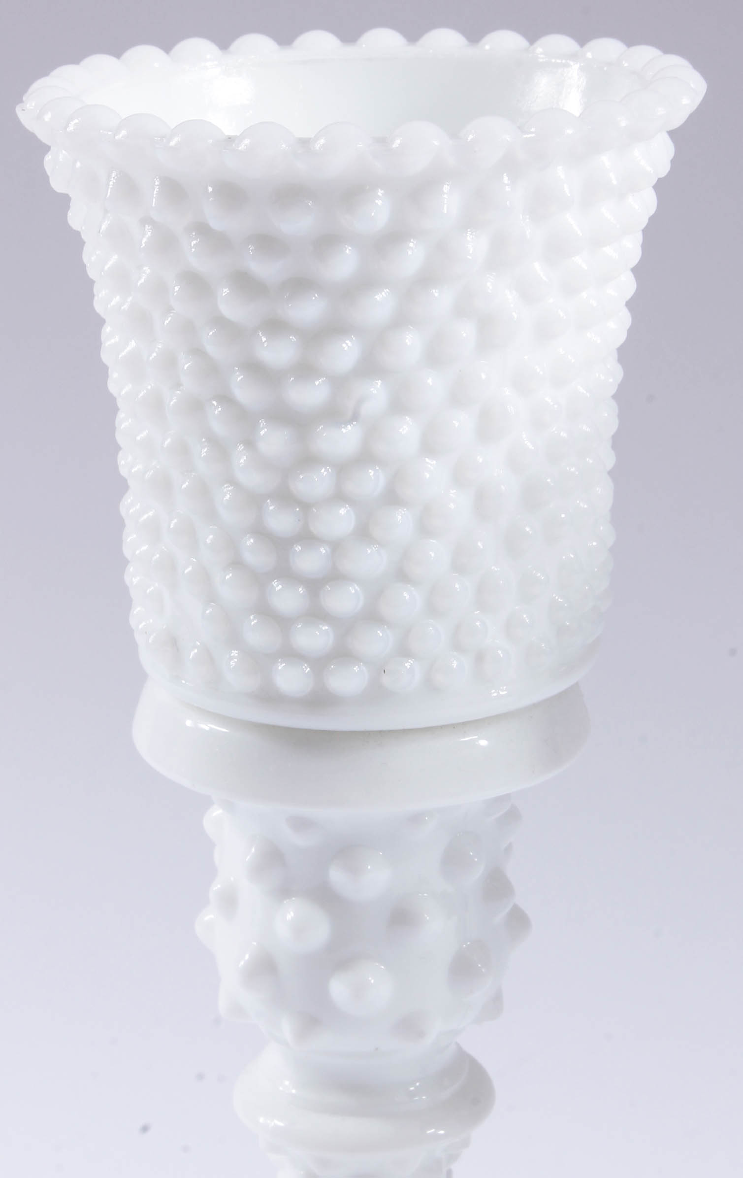 Hobnail Milk Glass Decor