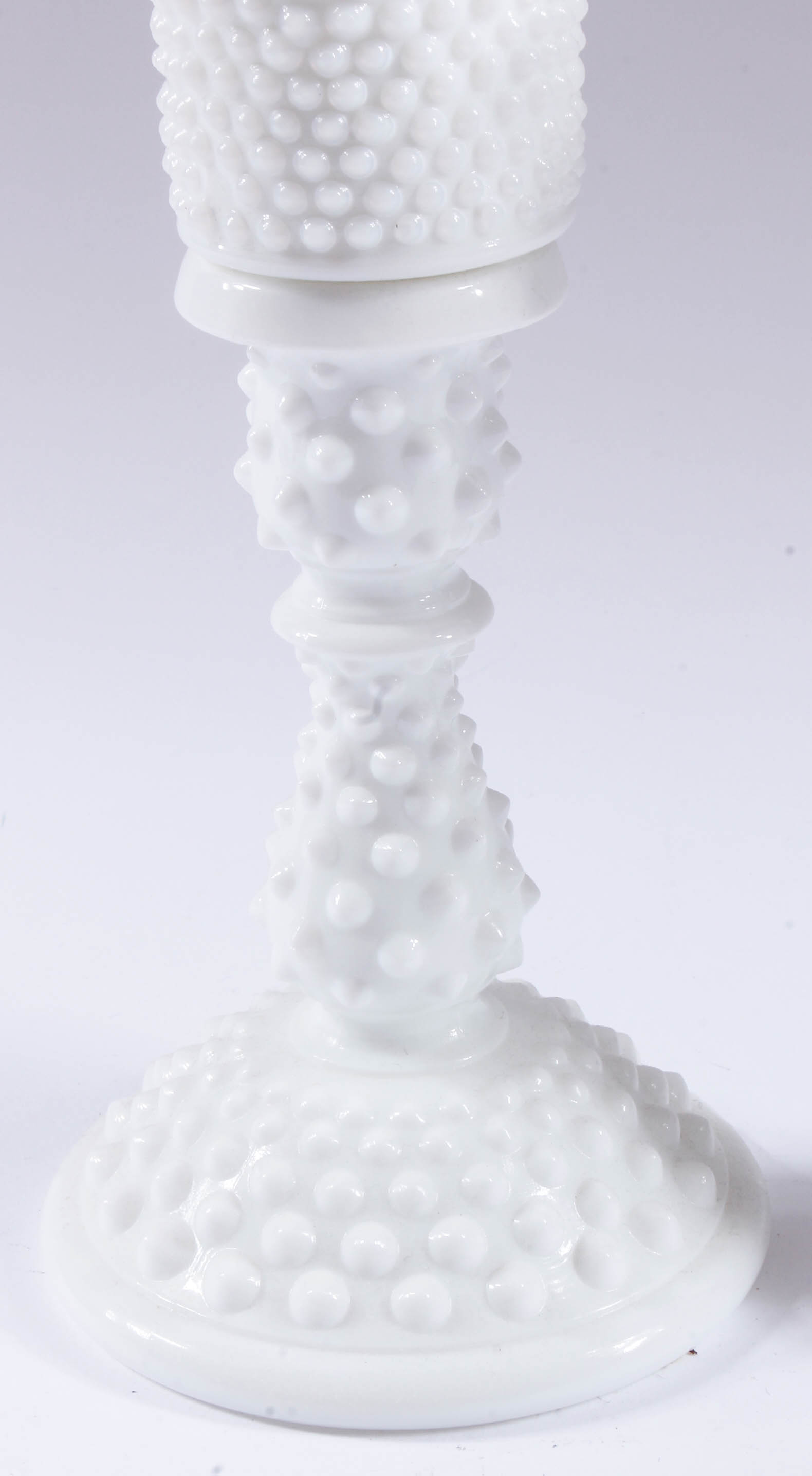 Hobnail Milk Glass Decor
