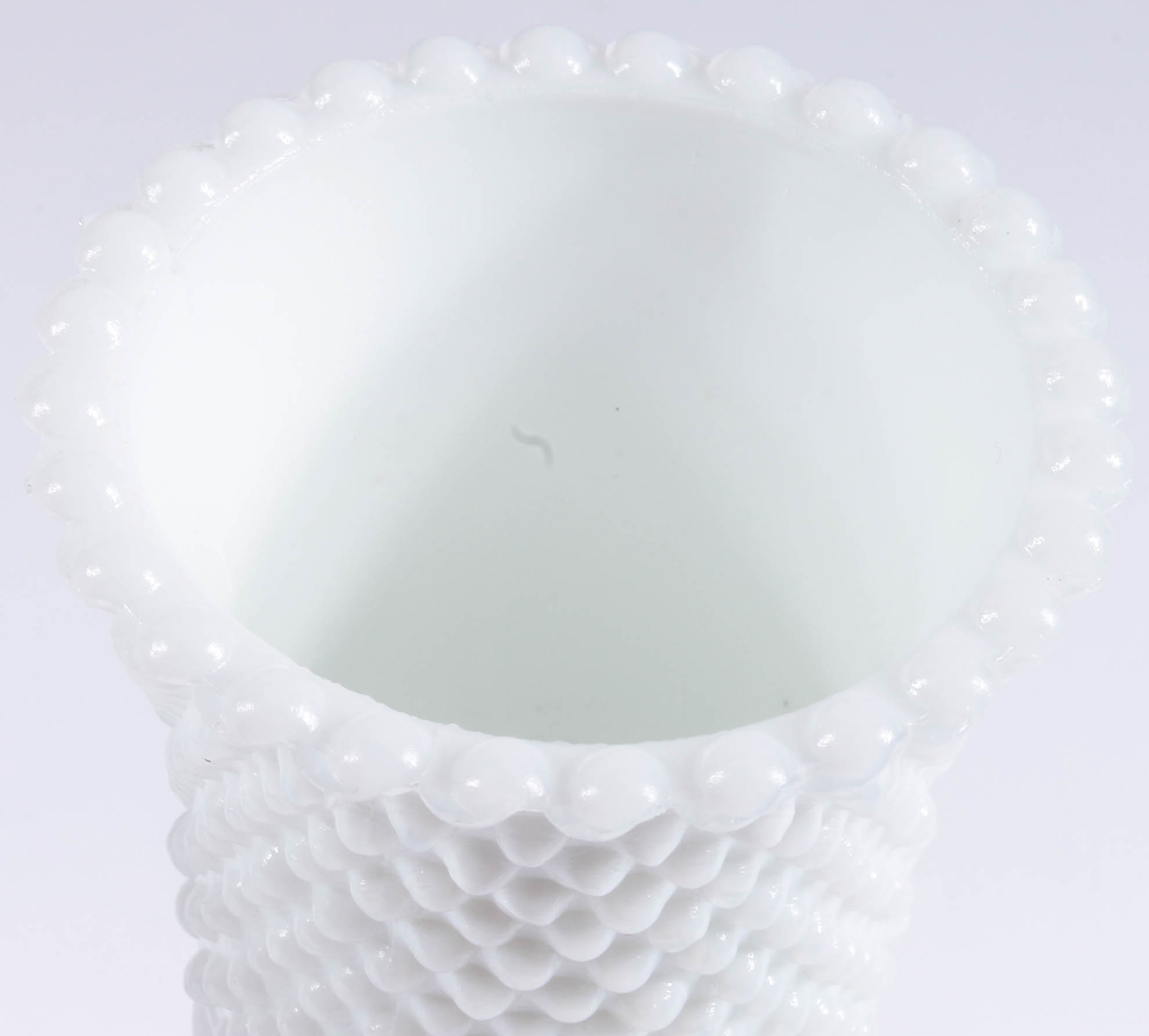 Hobnail Milk Glass Decor