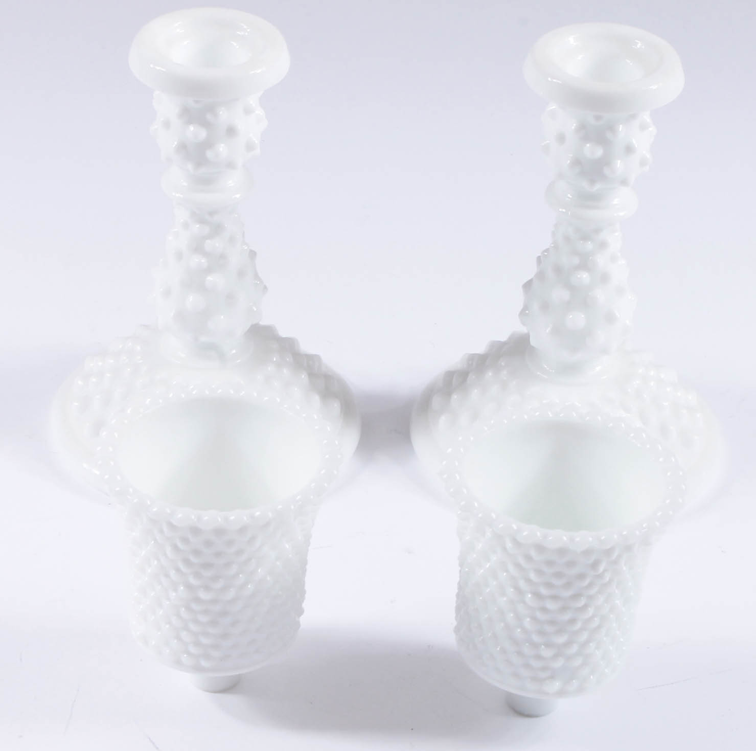 Hobnail Milk Glass Decor