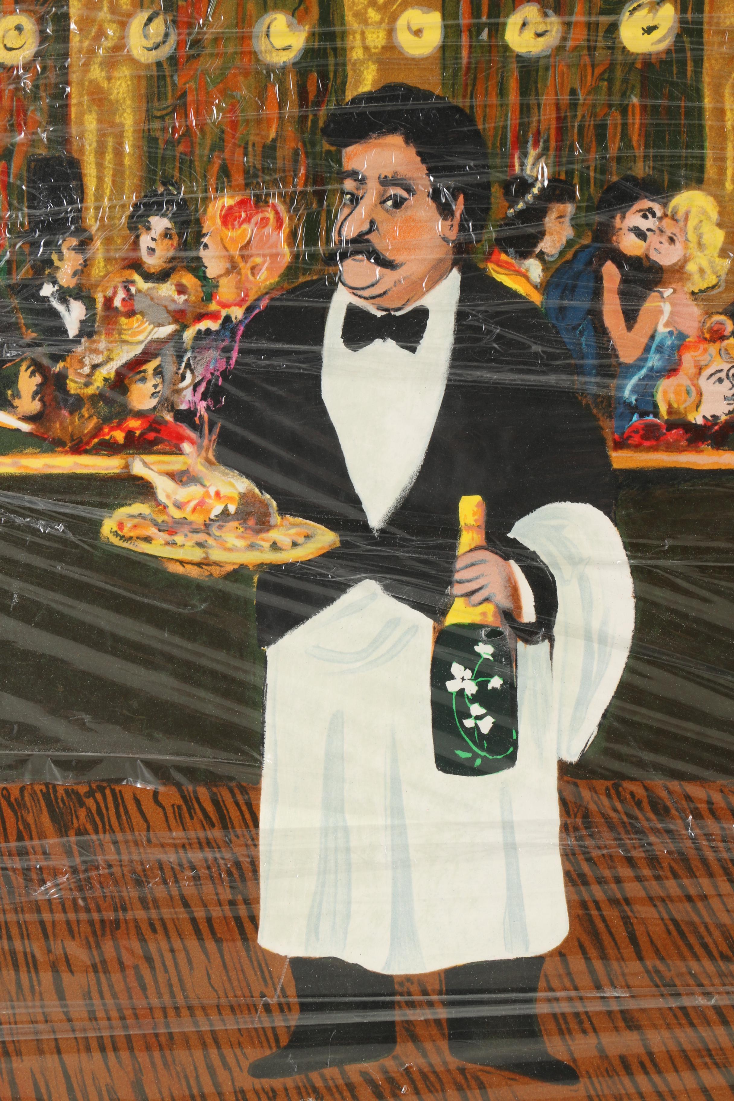 Guy Buffet Limited Edition Serigraph Prints featuring "Monsieur Victor"