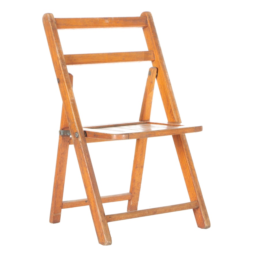 Child's Wooden Fold Out Chair