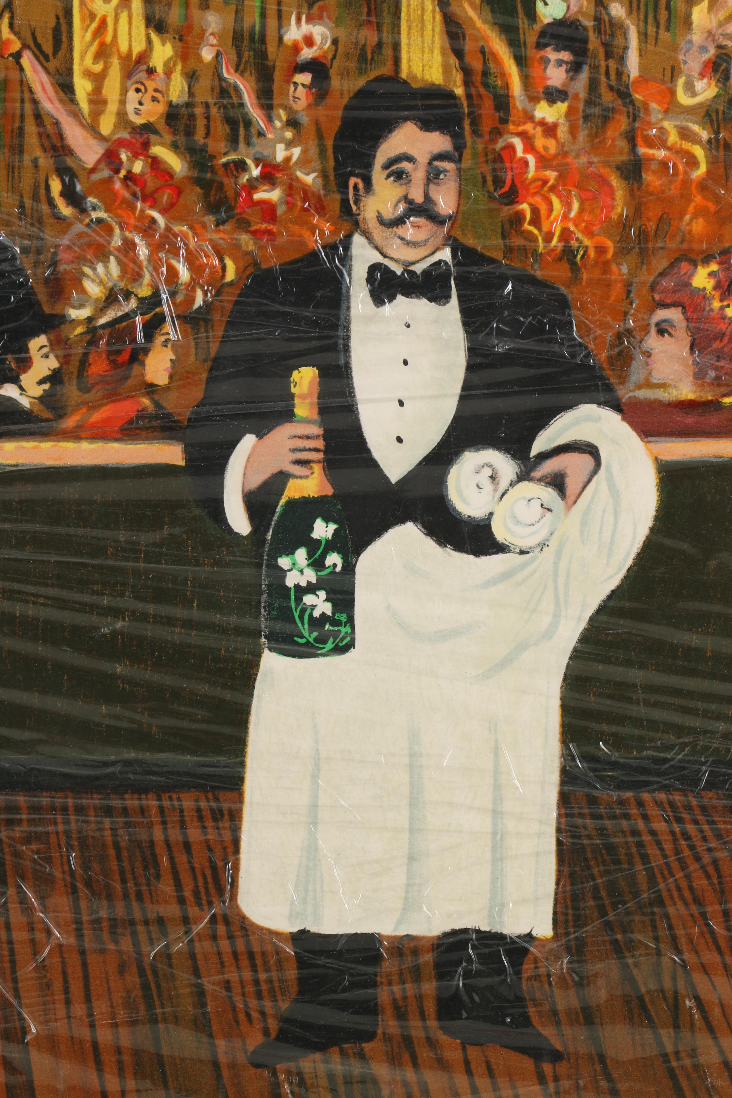 Guy Buffet Limited Edition Serigraph Prints featuring "Monsieur Victor"