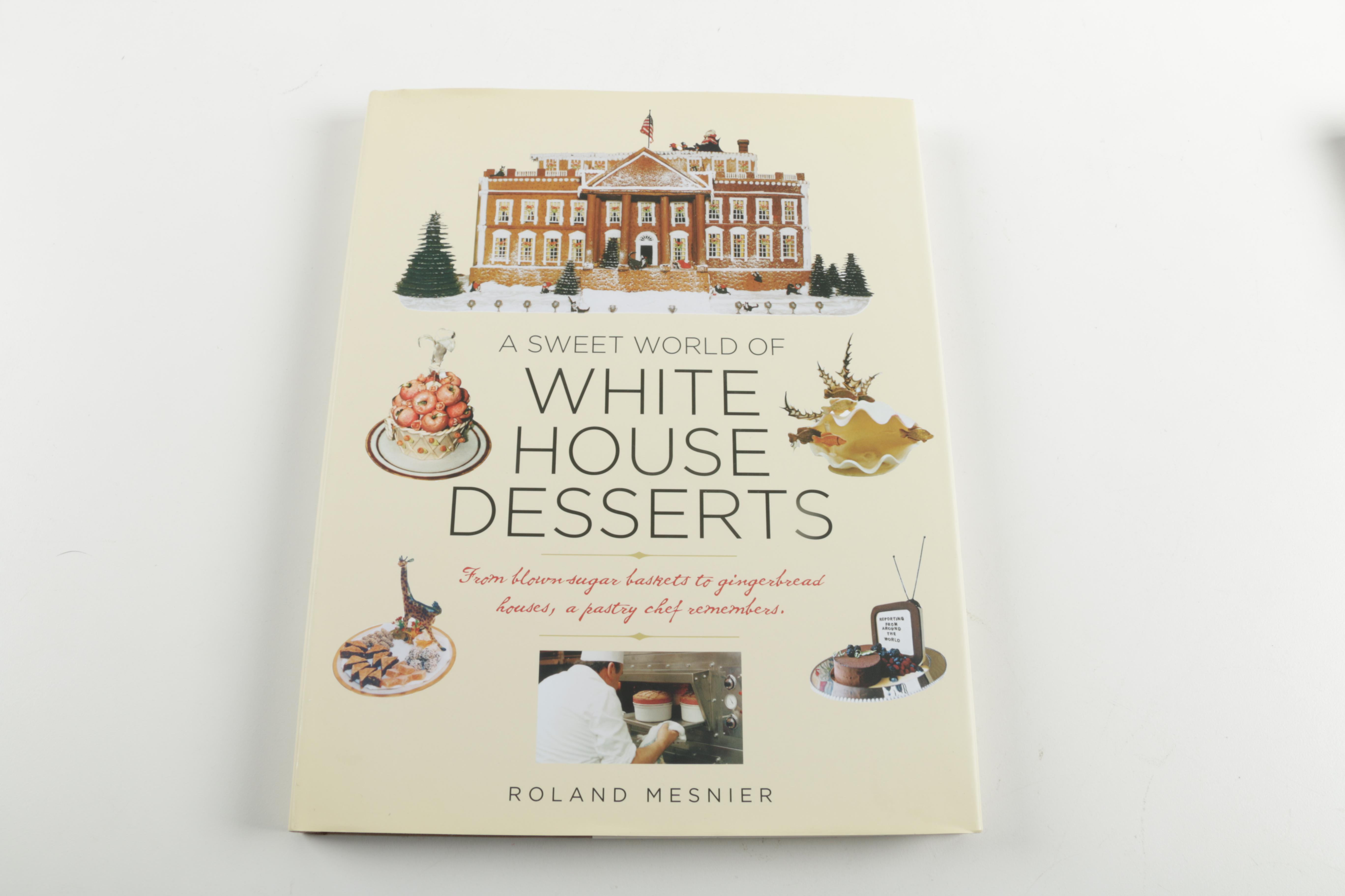 Signed Books by White House Chefs Walter Scheib and Roland Mesnier