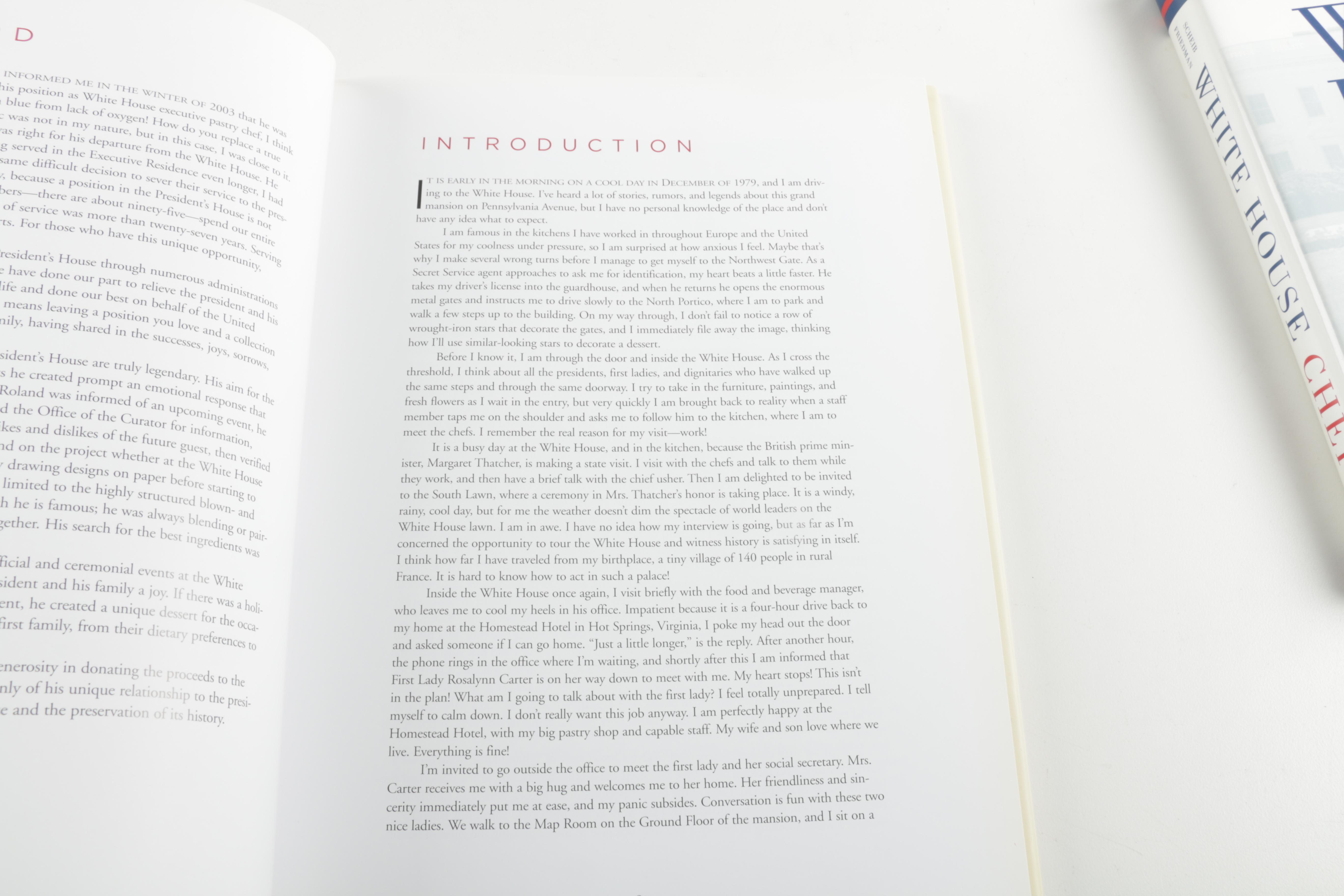 Signed Books by White House Chefs Walter Scheib and Roland Mesnier