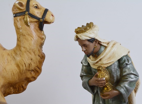 Vintage German Nativity Set
