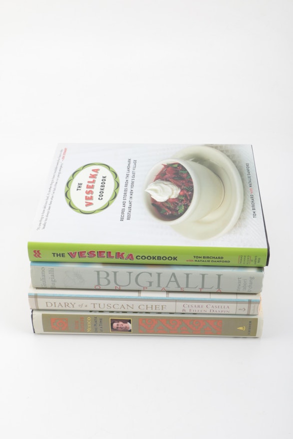 Four Cookbooks Including "Diary of a Tuscan Chef"