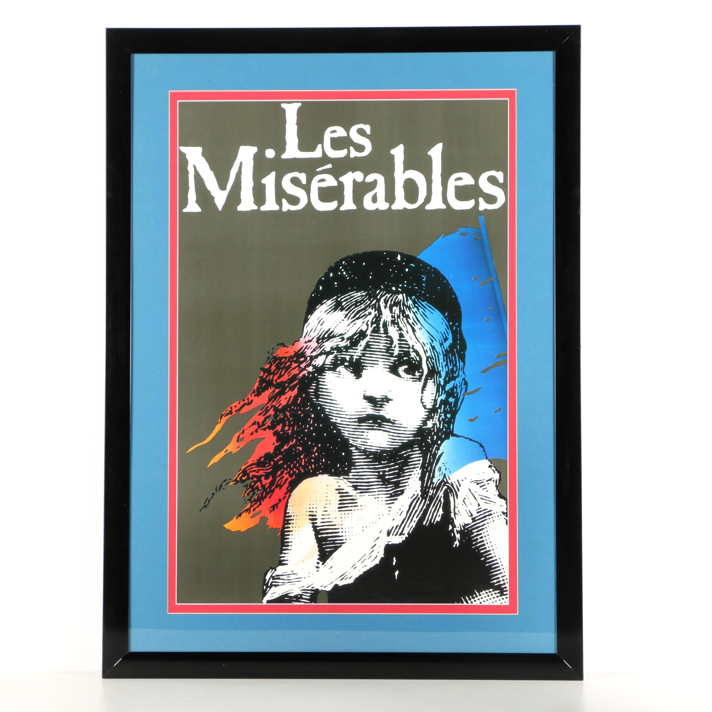 Offset Lithograph Poster for "Les Miserables"