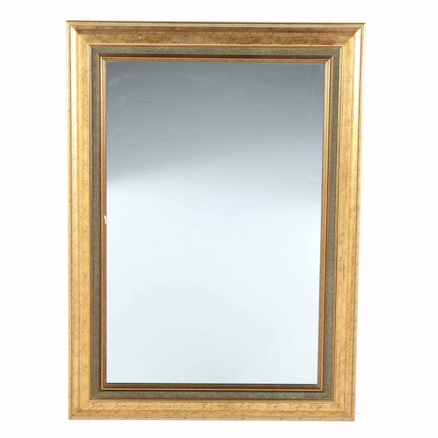 Molded Wood Framed Wall Mirror by Union Mirror Co.