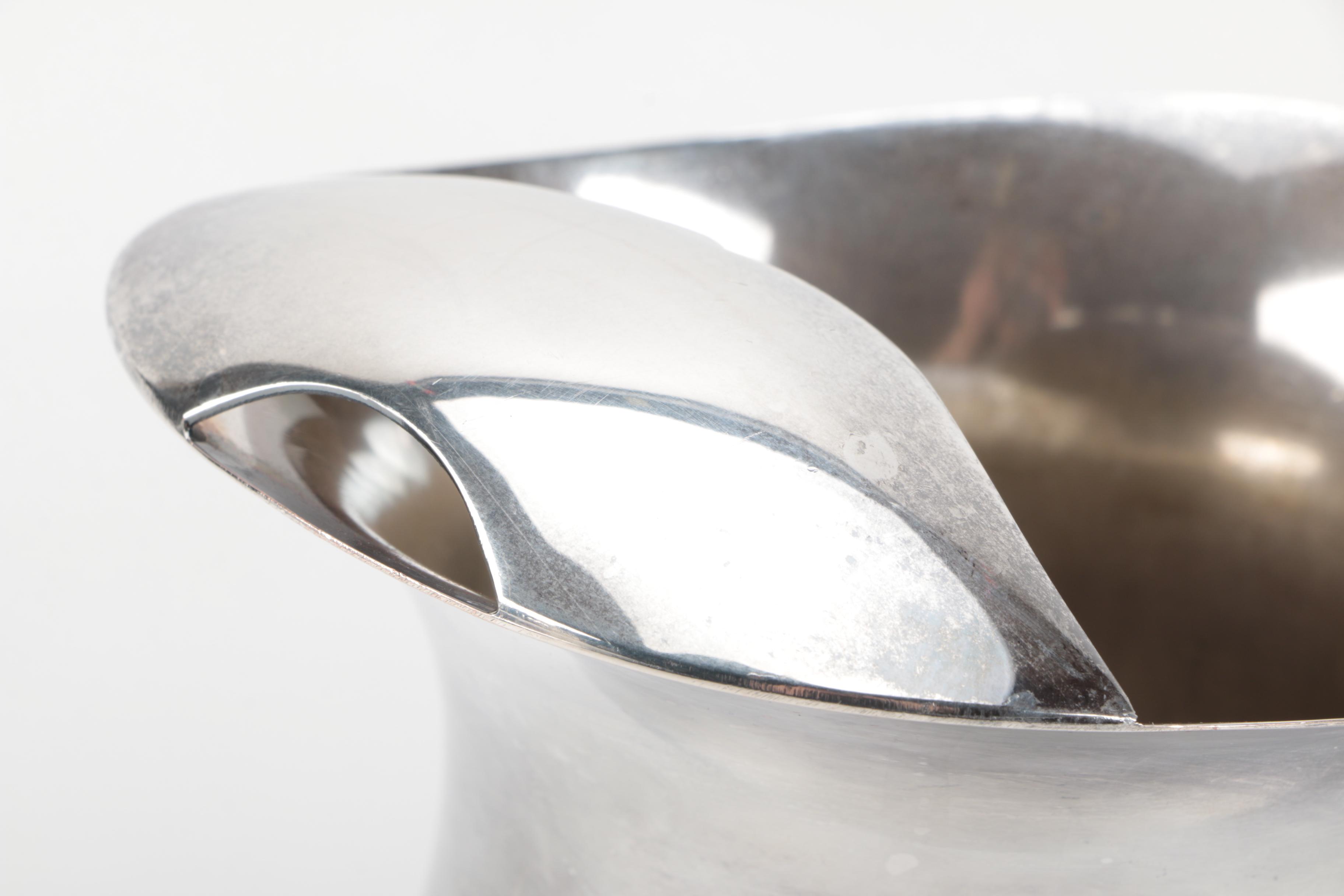 Silver Plate Cocktail Shaker by Wallace Silversmiths and Silver Plate Pitcher