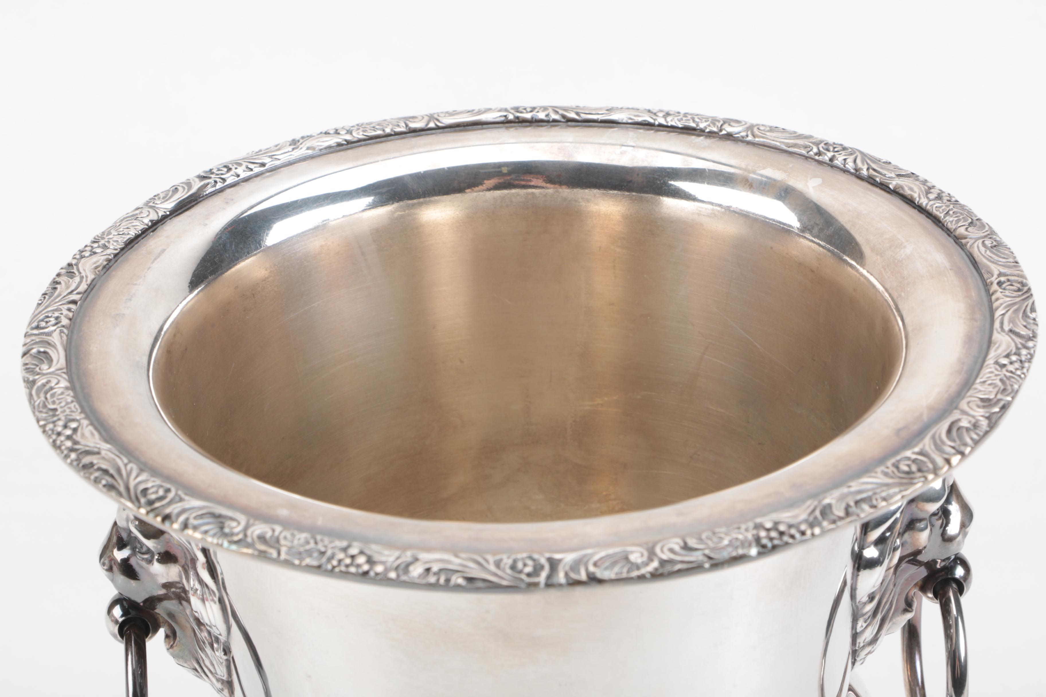 Friedman Silver Co. Inc. Silver Plate Ice Bucket
