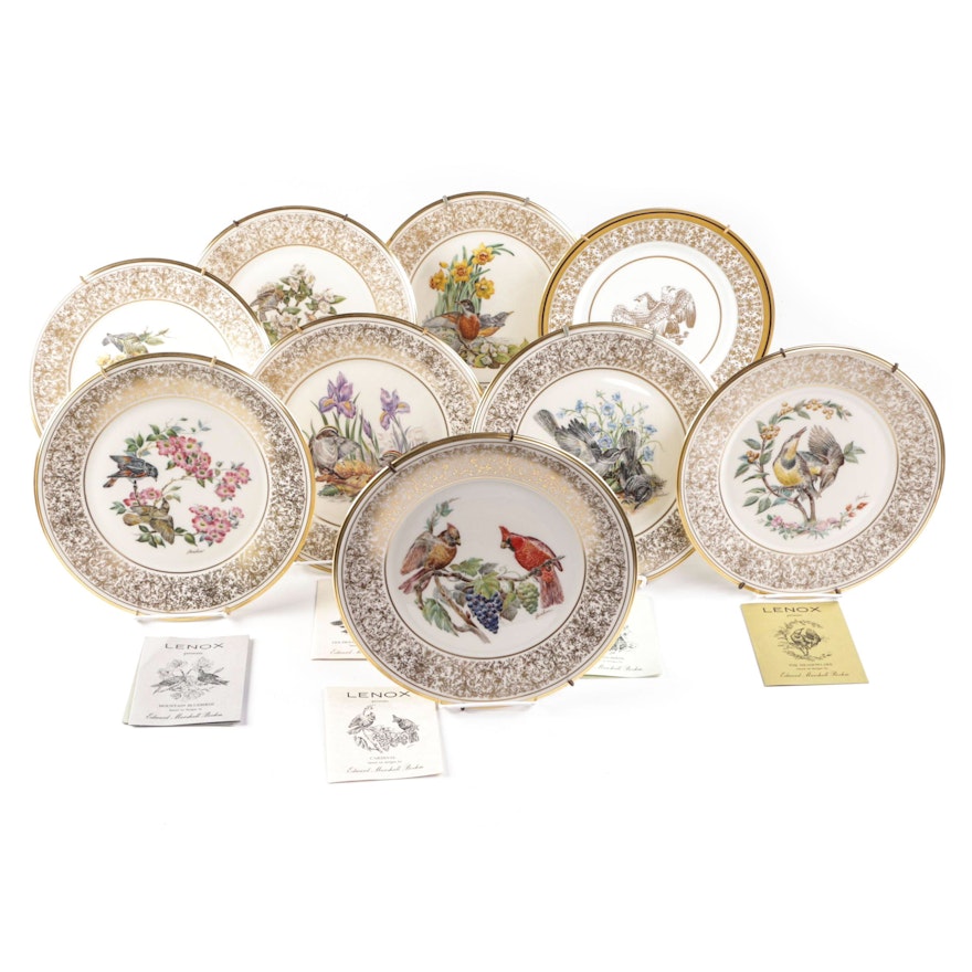 Lenox Boehm Bird Decorative Collectors Plates