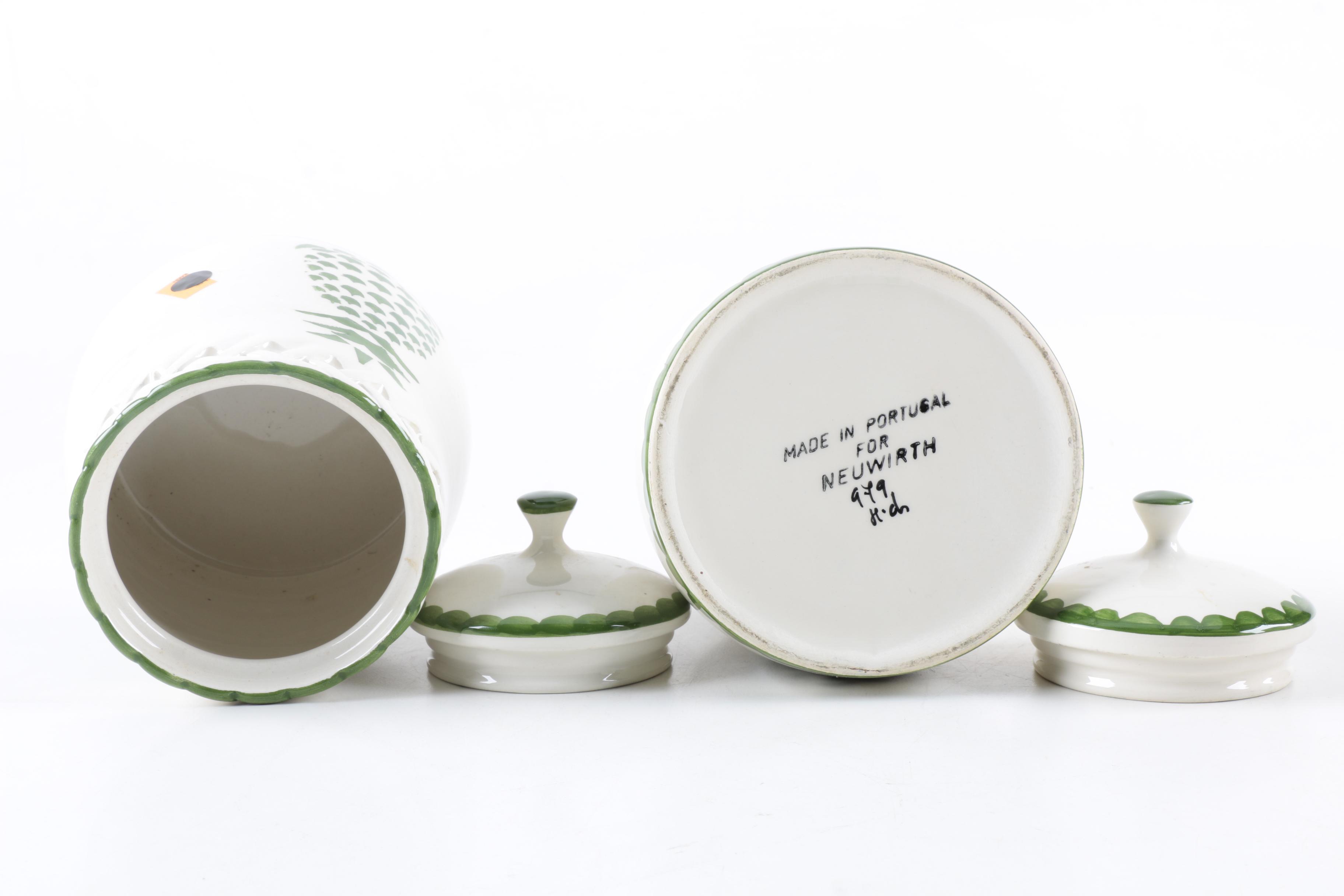Neuwirth Portuguese Ceramic Kitchen Canisters