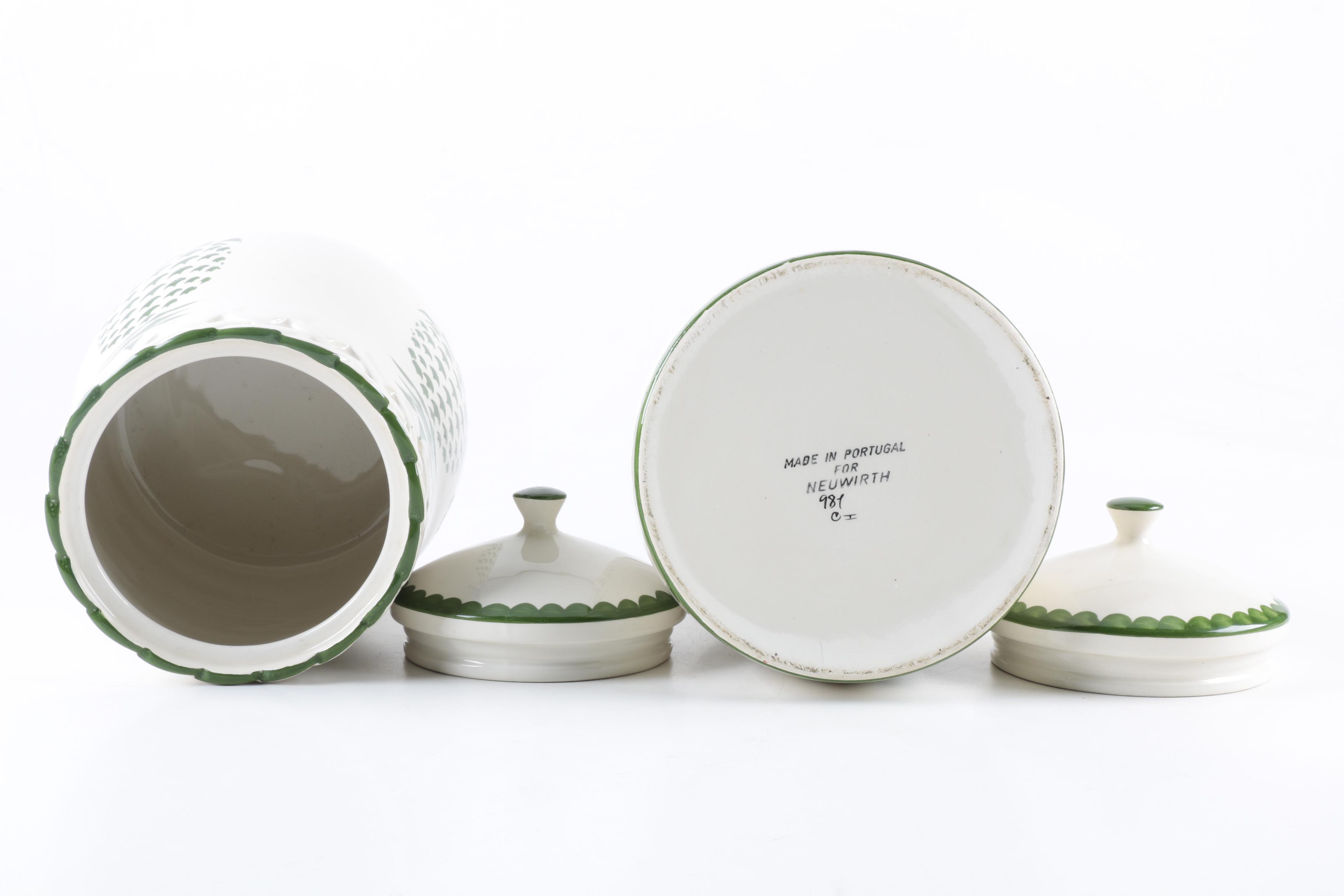 Neuwirth Portuguese Ceramic Kitchen Canisters