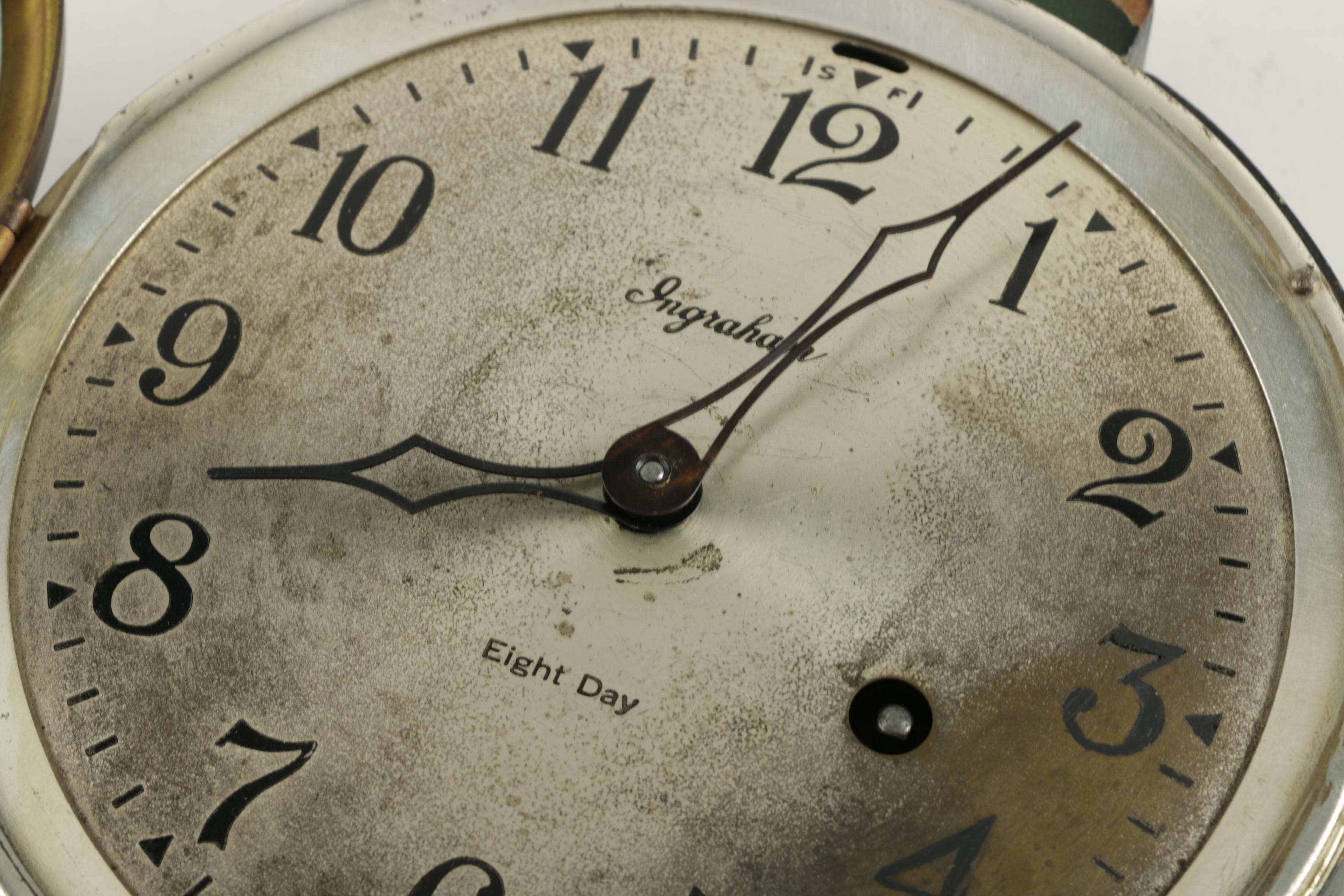 E. Ingraham Co. Eight-Day Banjo Clock