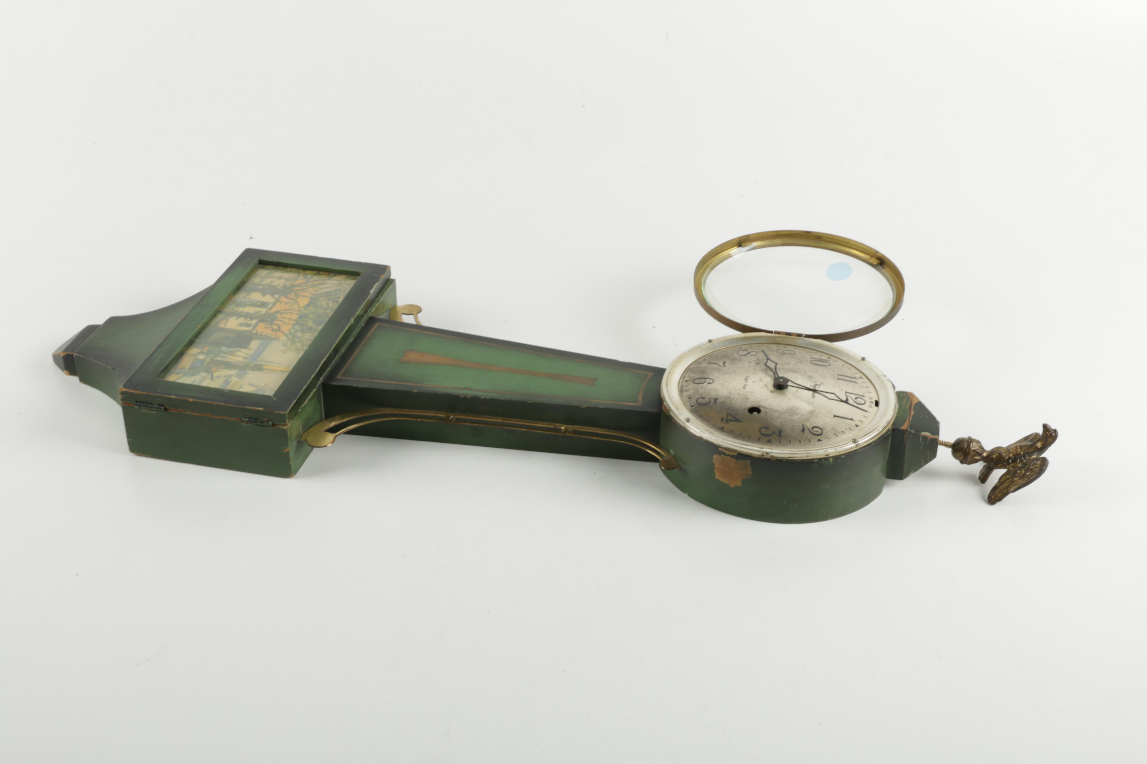 E. Ingraham Co. Eight-Day Banjo Clock