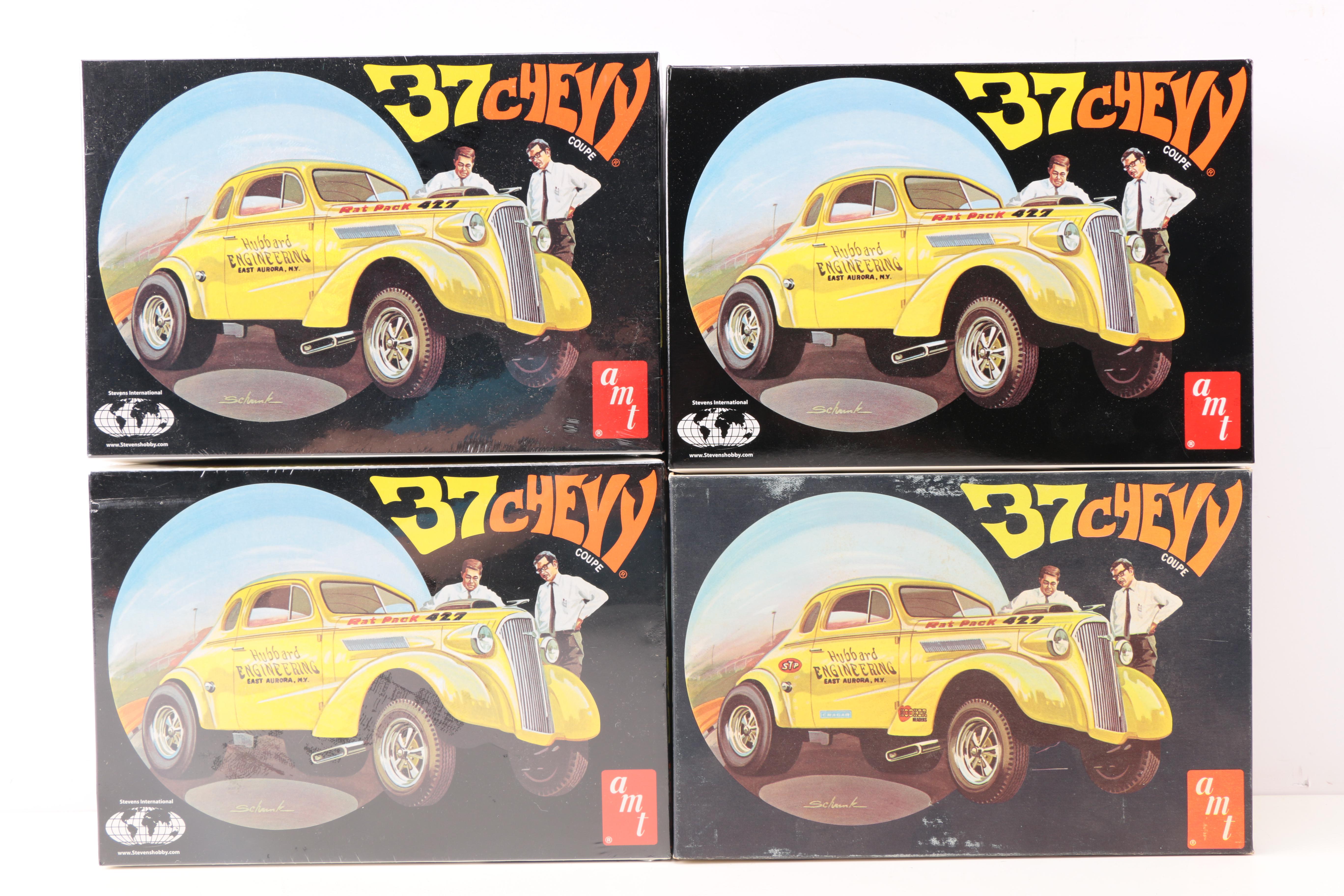 Collection of 1930s Model Car Kits featuring AMT