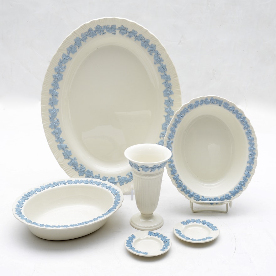 Wedgwood Embossed "Queen's Ware" Tableware and Decor