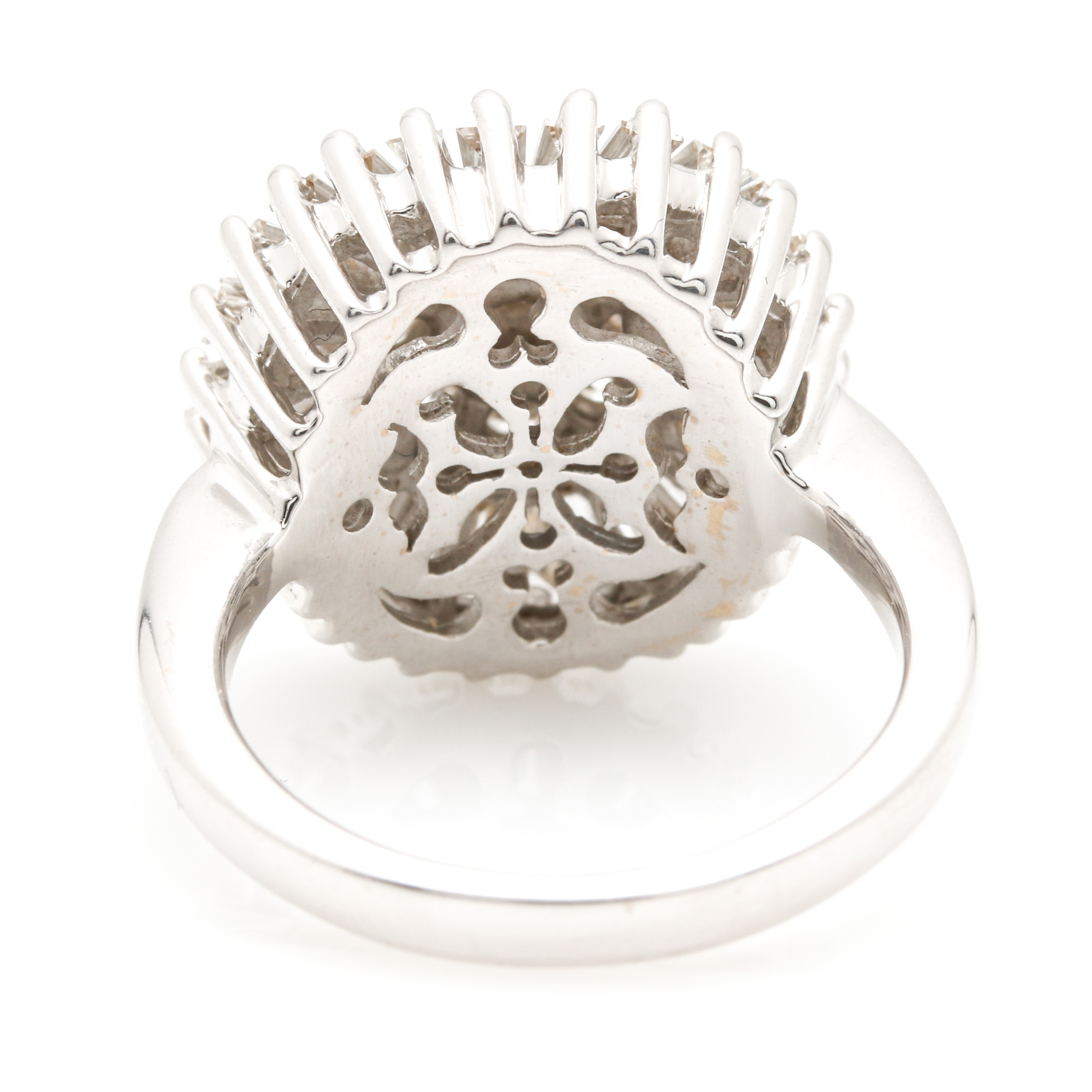 14K White Gold 1.41 CTW Diamond Ring