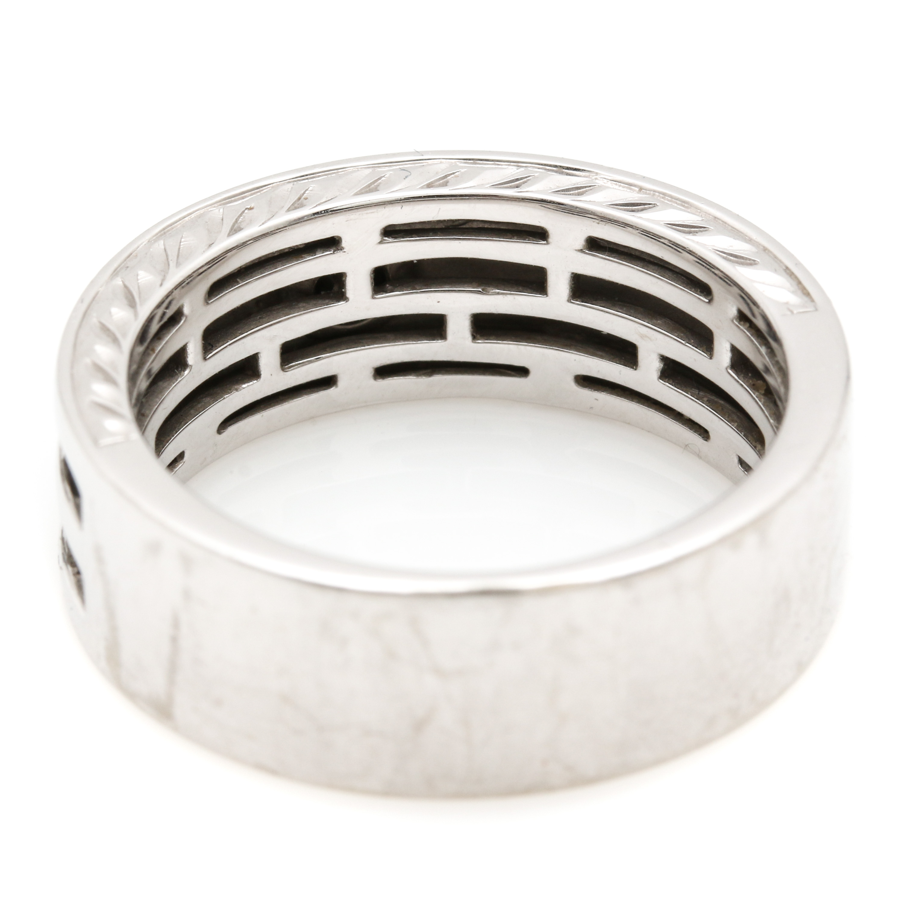 Neil Lane 14K White Gold and Black Diamond Ring