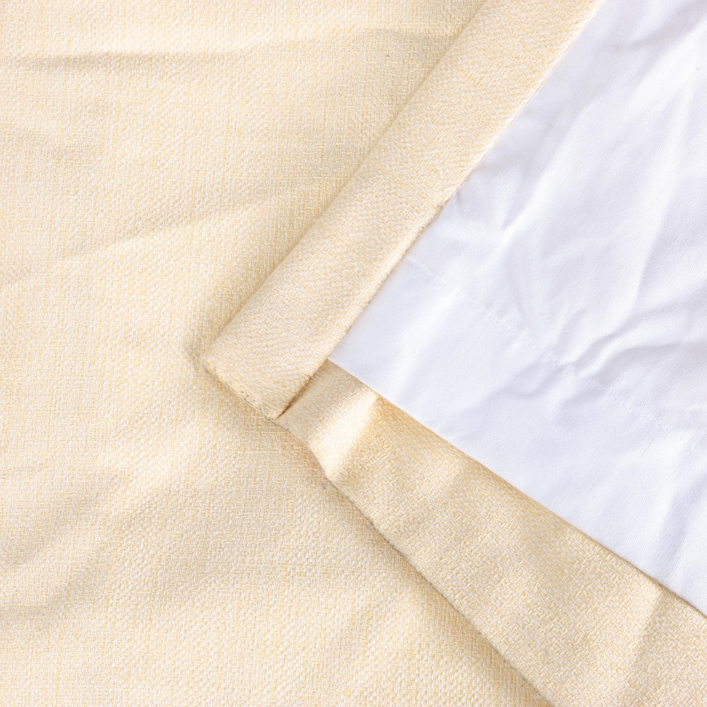 Five Drapery Panels and Accessories