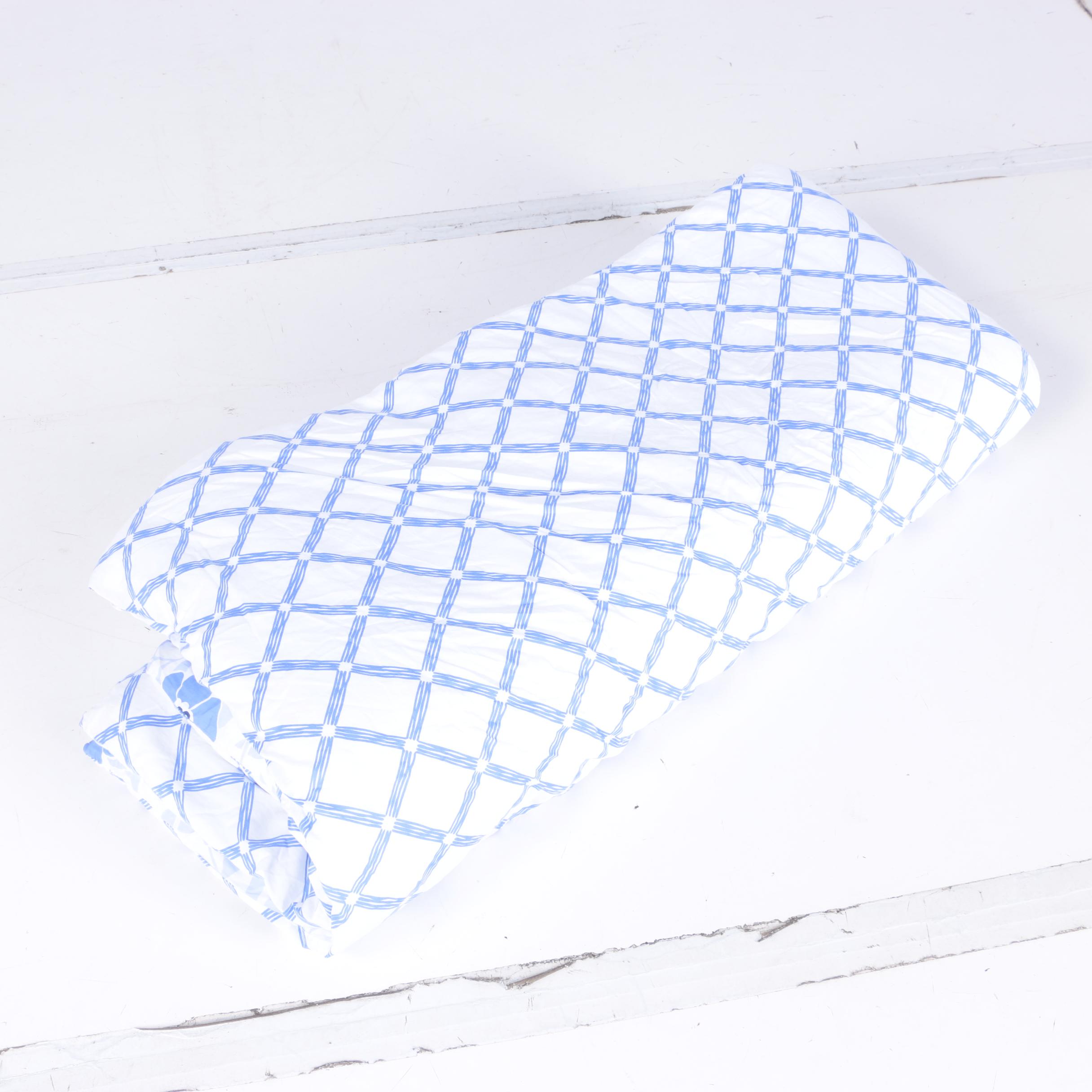 Blue and White Bedding