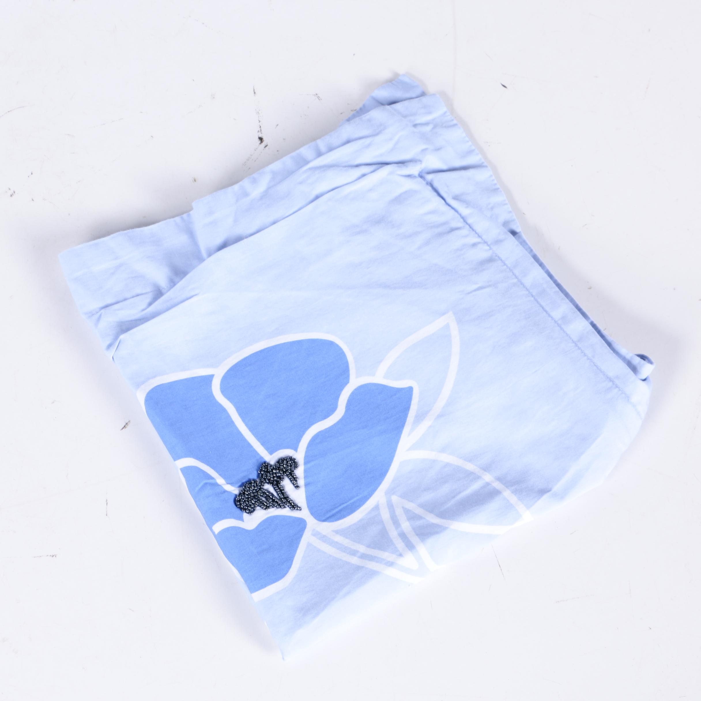 Blue and White Bedding