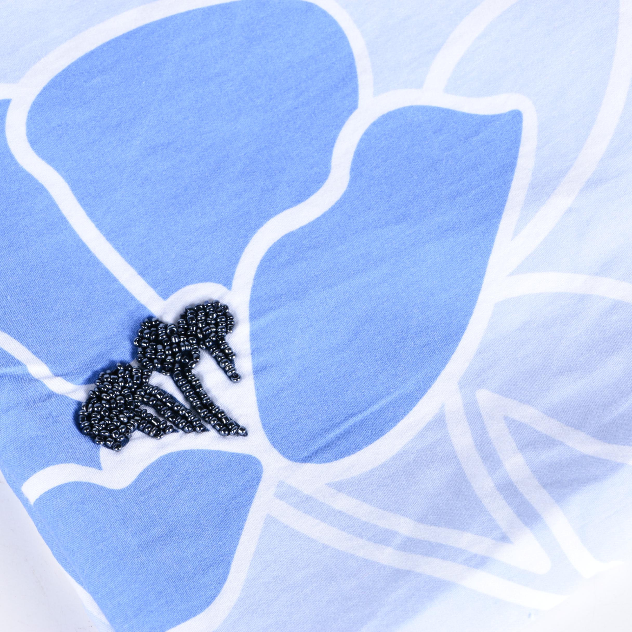 Blue and White Bedding